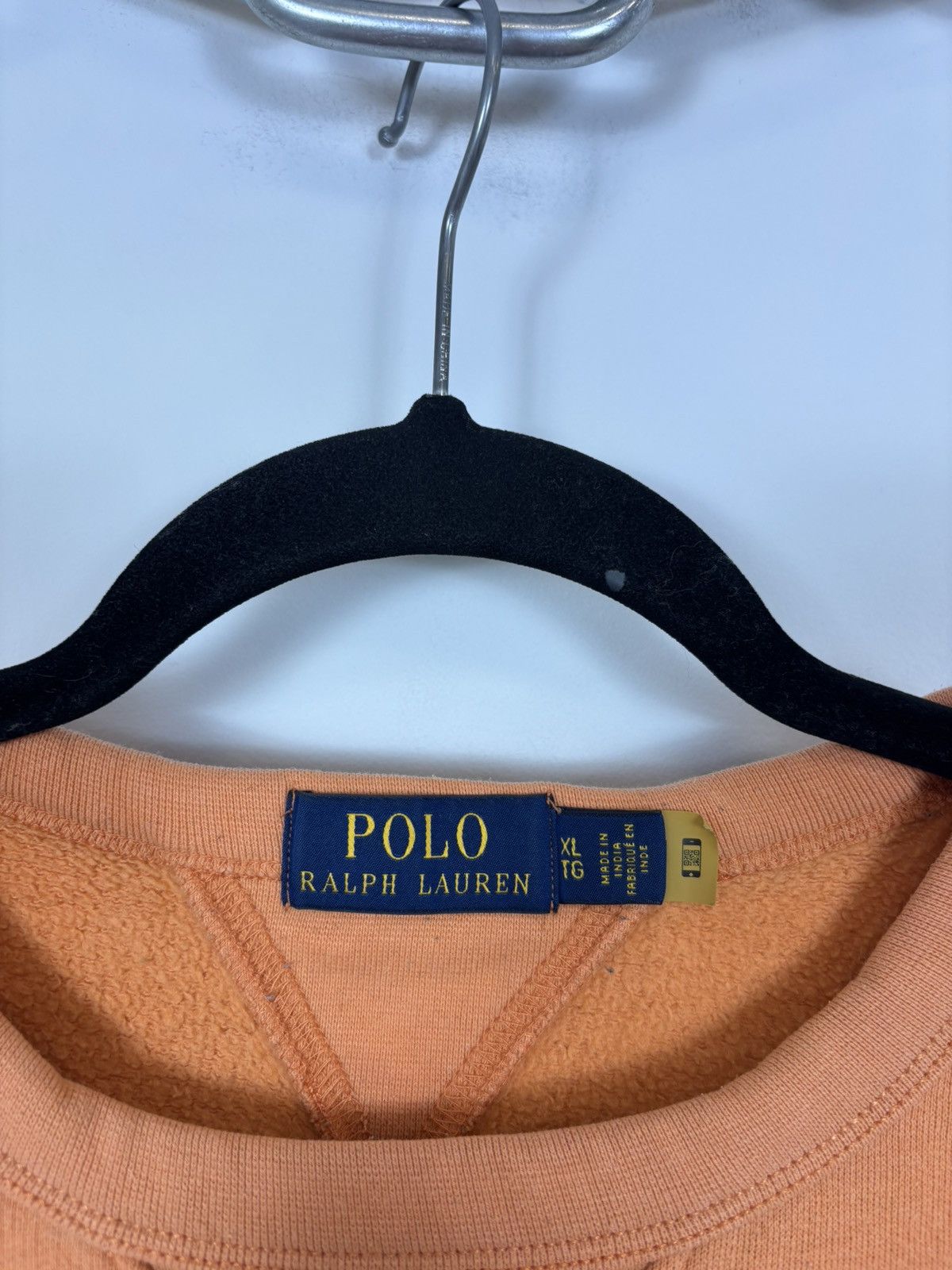 Polo Ralph Lauren Polo Ralph Lauren Men’s Orange Cotton Preppy Sweatshirt Size US XL / EU 56 / 4 - 8 Thumbnail