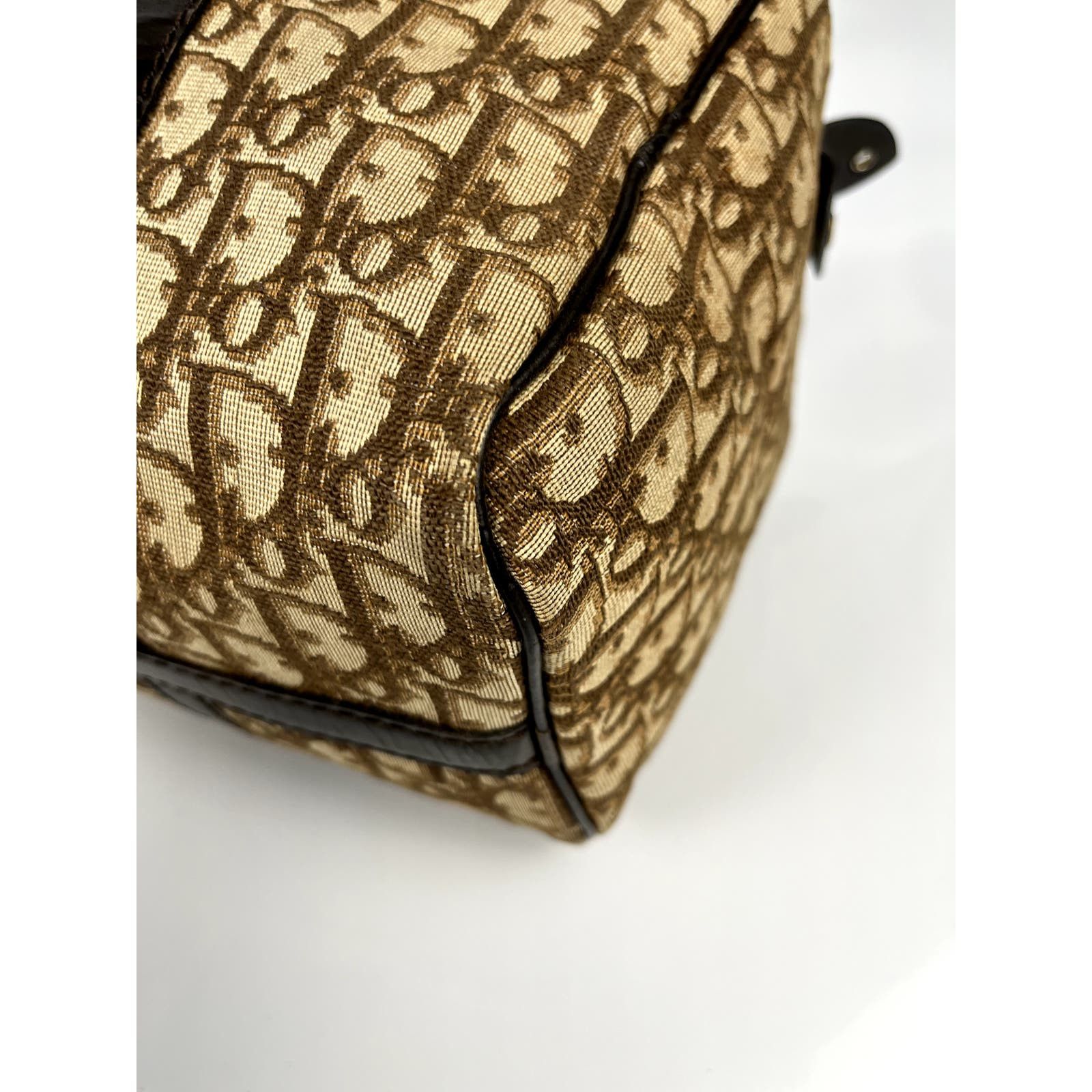 Dior Dior Brown Trotter Canvas Boston Duffle Bag Size ONE SIZE - 11 Thumbnail