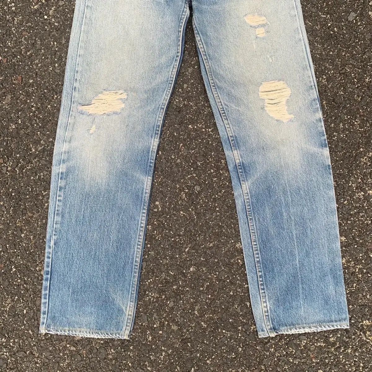 Levi's 1990’s Vtg Levi’s Jeans Orange Tab Distressed Denim Pants Size US 32 / EU 48 - 3 Thumbnail