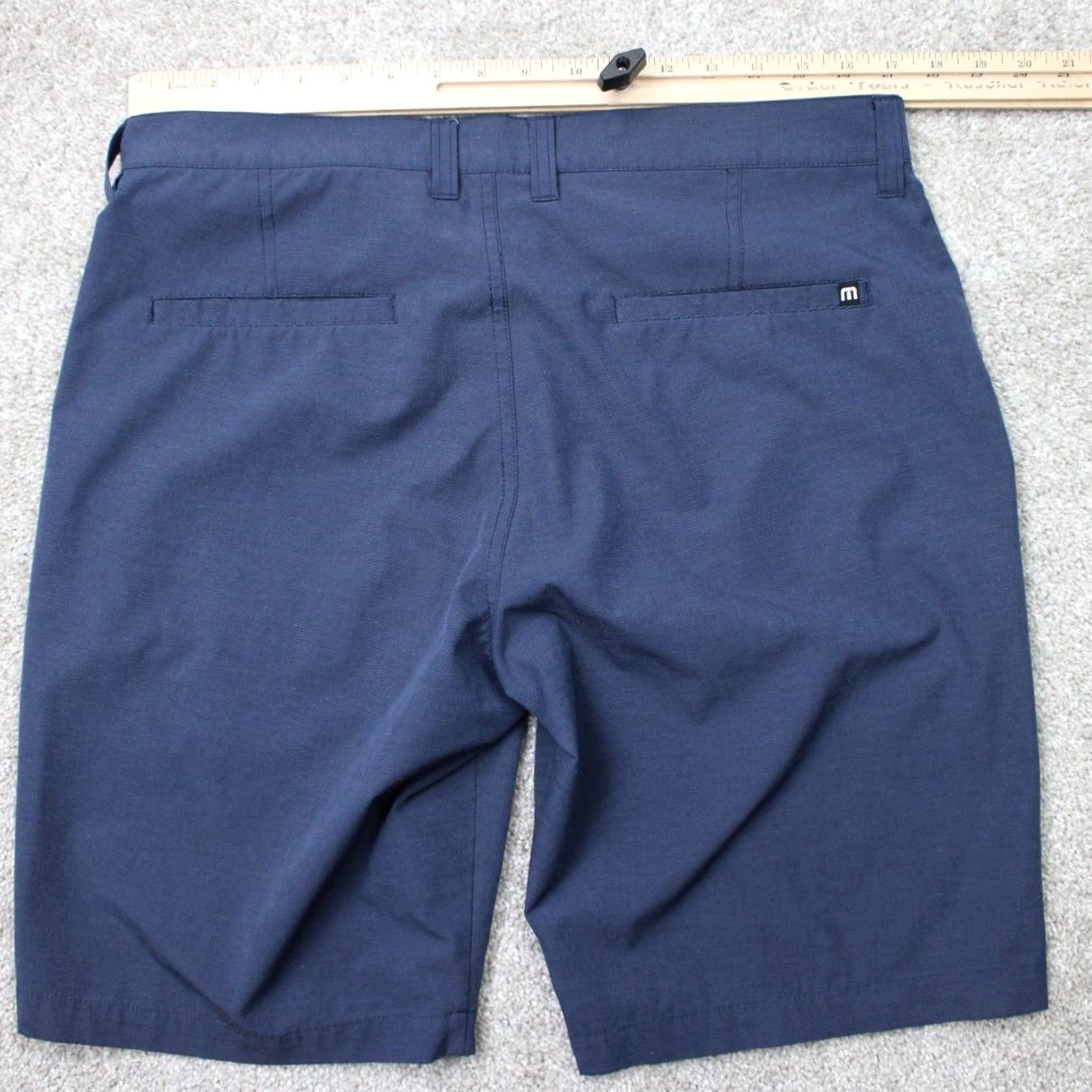 TravisMathew Travis Mathew Shorts Mens 34 Blue Golf 10" Lightweight Stretch Chino Athletic Casual Headline: Outdoor Sportswear? Size US 34 / EU 50 - 6 Thumbnail