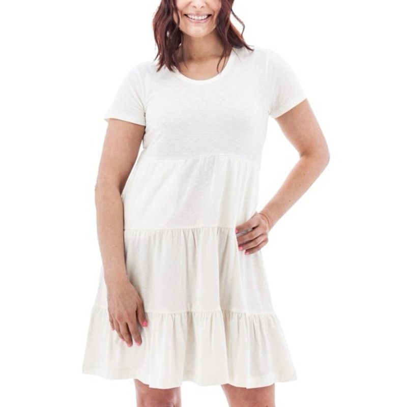 AVENTURA Asherton Organic Cotton Blend Slub A-Line Dress