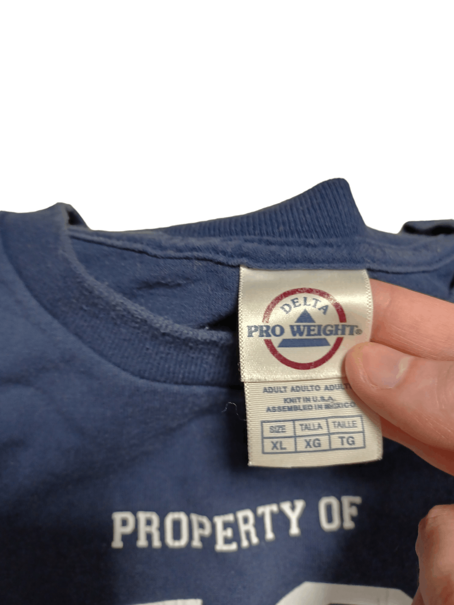 Delta VINTAGE 90S PROPERTY OF NASA DELTA TEE BOXY Size US XL / EU 56 / 4 - 4 Thumbnail