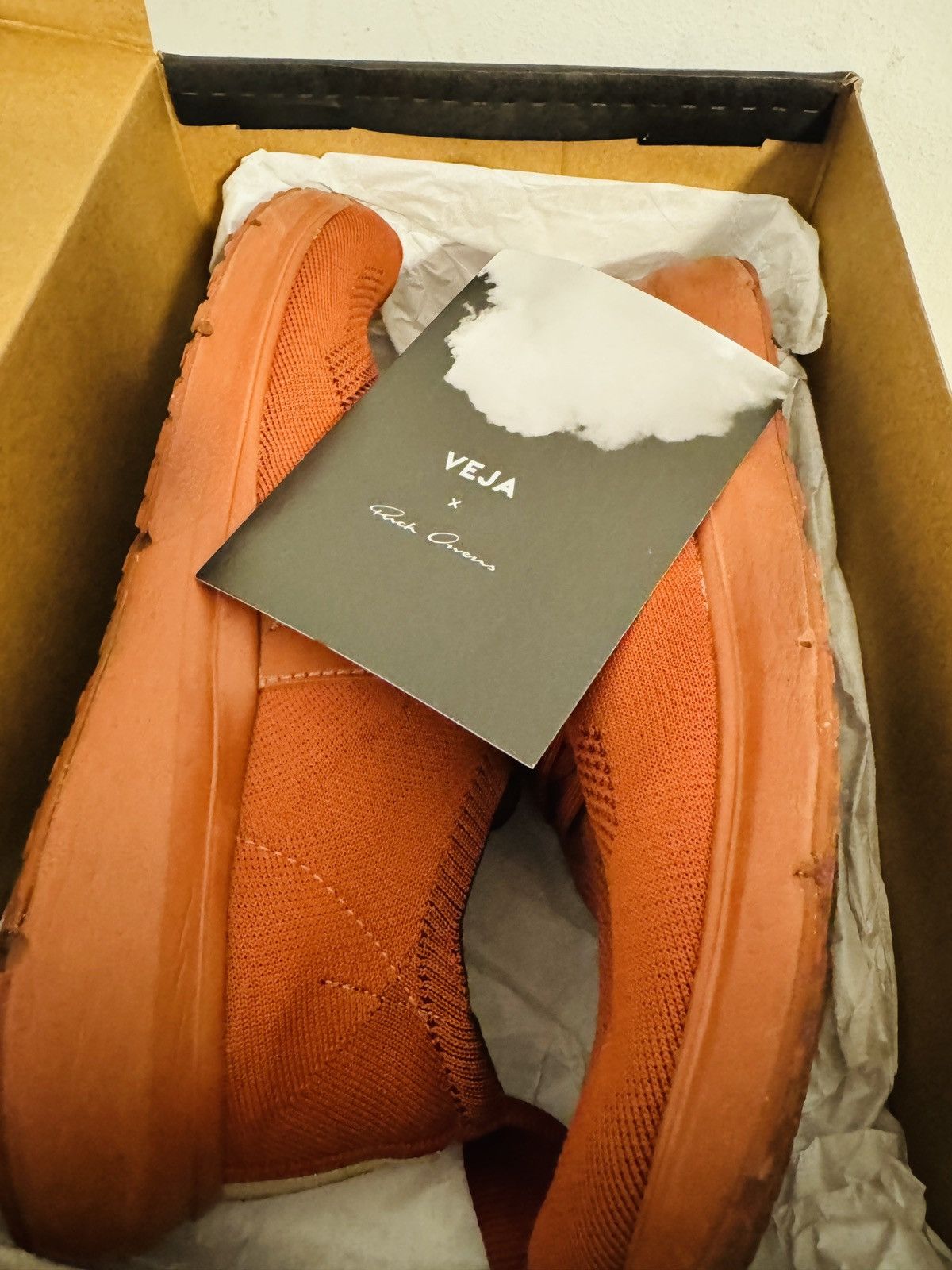 Rick Owens × Veja VEJA X RICK OWENS LOW SOCK SNEAK Size US 12 / EU 45 - 3 Thumbnail