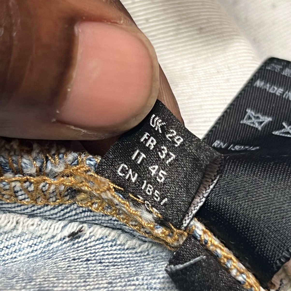 Amiri Amiri Broken Jeans Clay Indigo Size US 29 - 15 Thumbnail