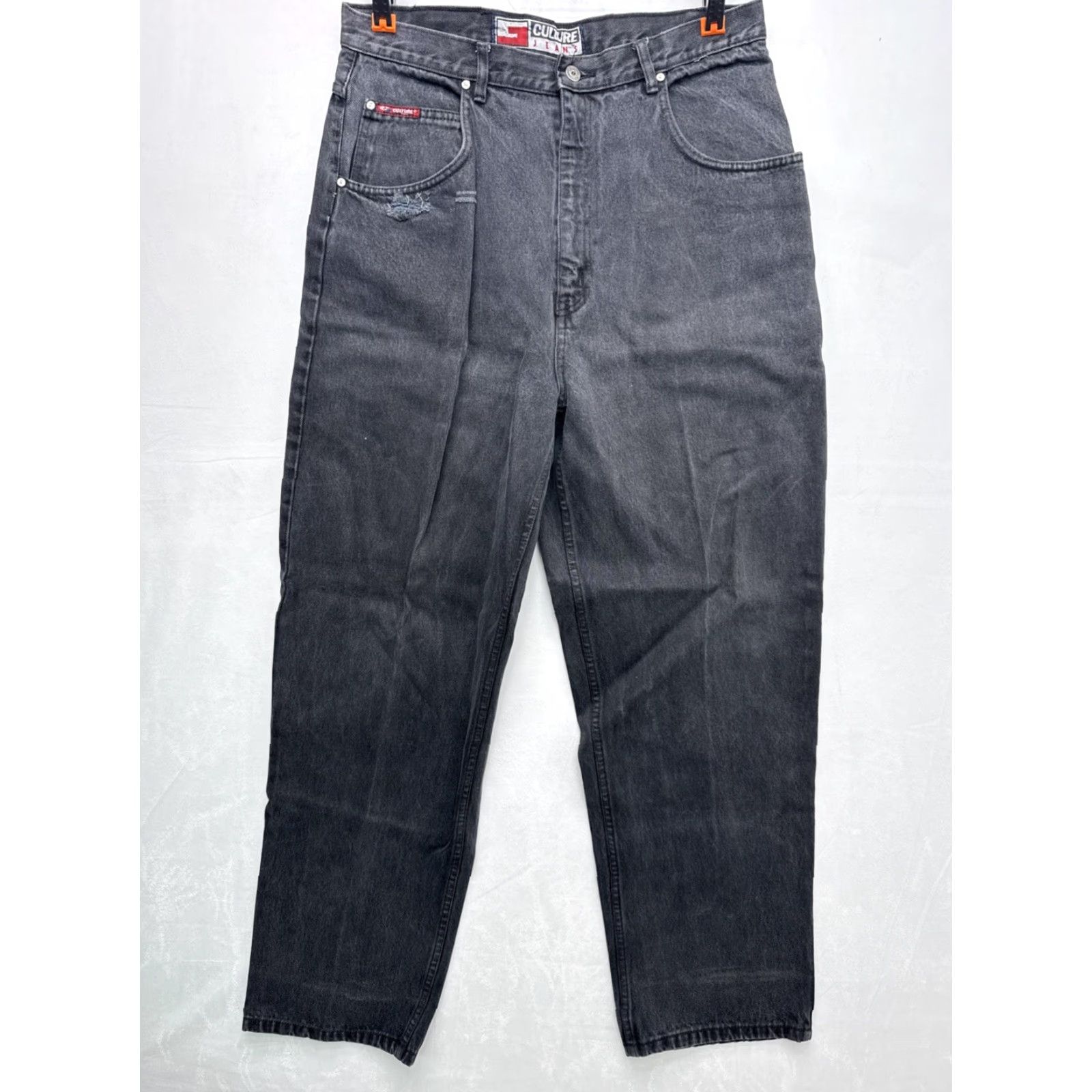 Vintage VINTAGE Culture Jeans Carpenter Jeans Men 36x32 Baggy Wide-Leg Gray 90s Grunge Hip Hop Punk Skater Mens Jeans Size US 36 / EU 52 - 2 Thumbnail