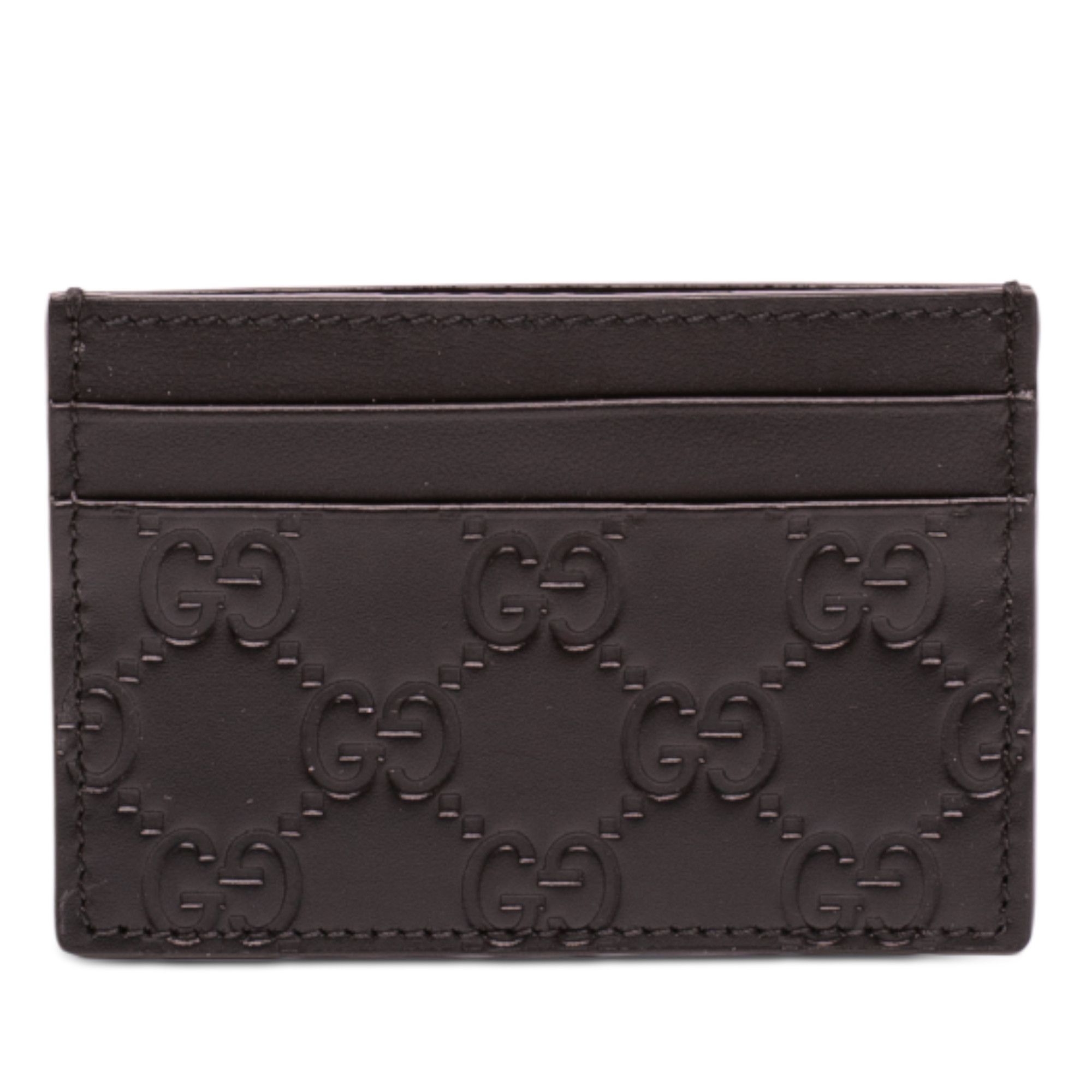 Gucci Gucci Guccissima Card Holder Size ONE SIZE - 1 Thumbnail