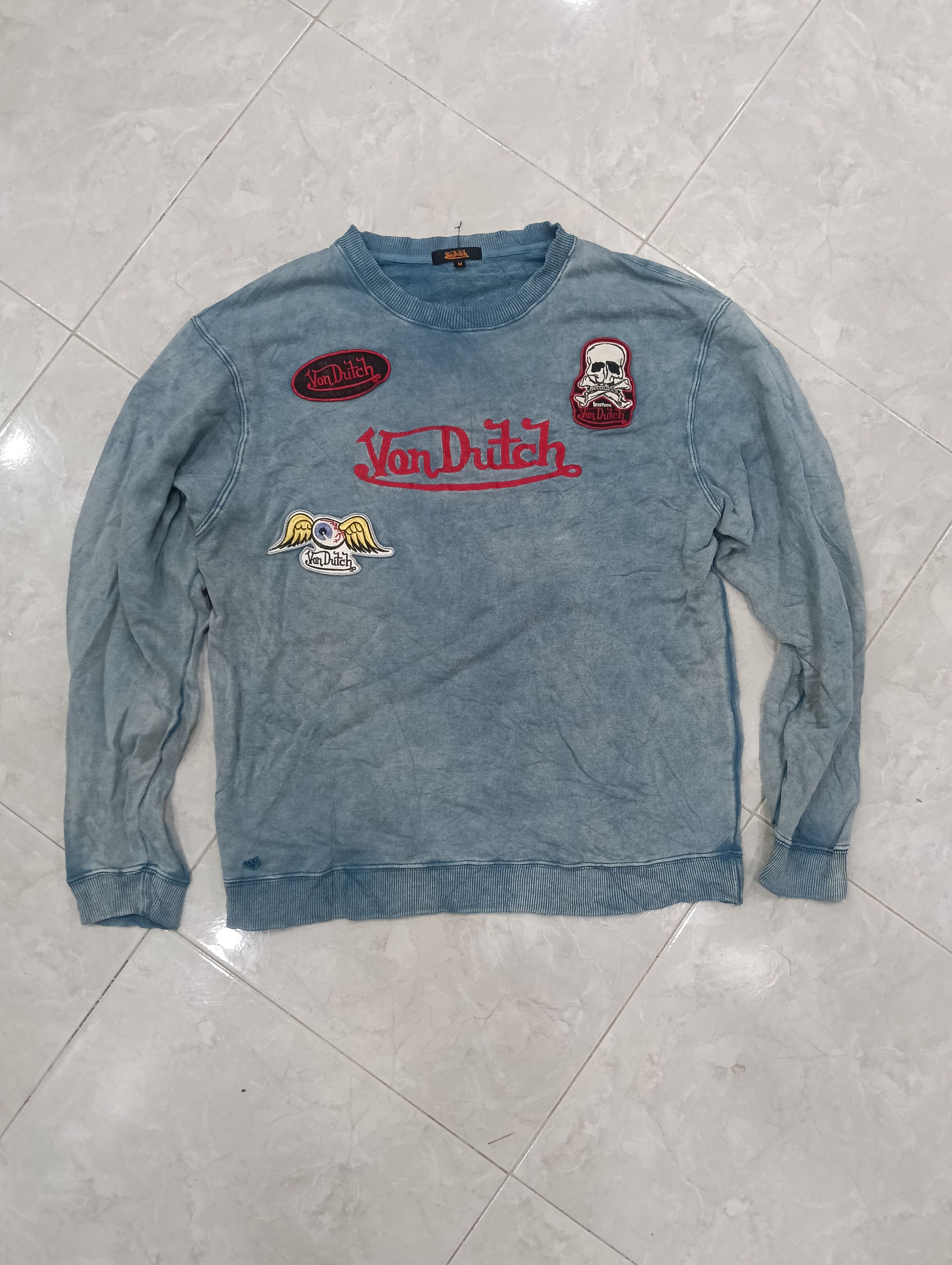 Sick Style Von Dutch Skull Like Acid Wash Style