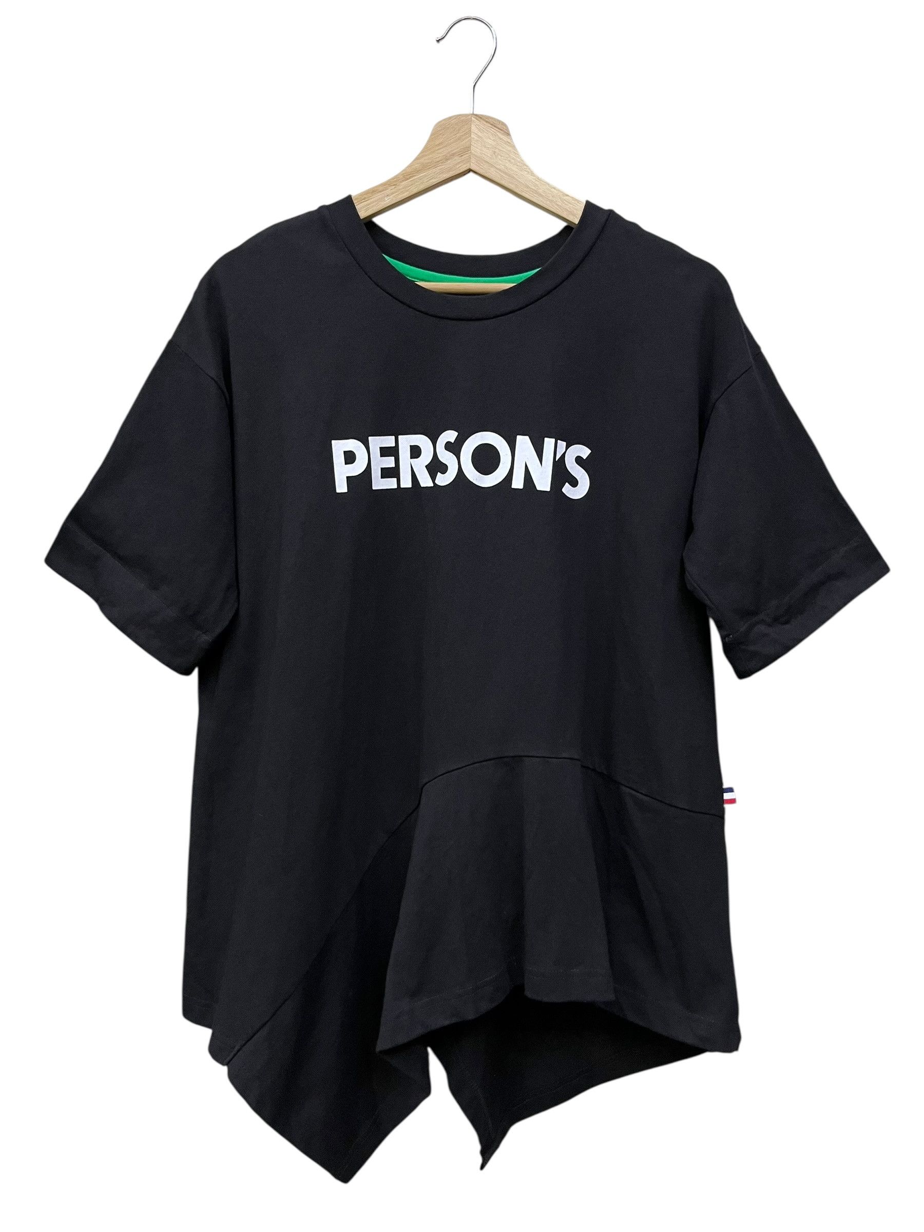 PERSON'S PERSON'S Nobuo Ikeda Asymmetric Hem Decon Runway Tee Size US M / EU 48-50 / 2 - 2 Thumbnail