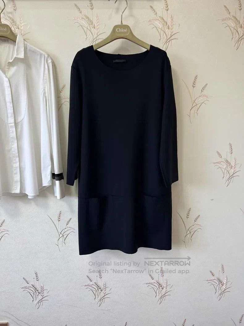 The Row The Row Black minimalist dress Size M / US 6-8 / IT 42-44 - 2 Thumbnail