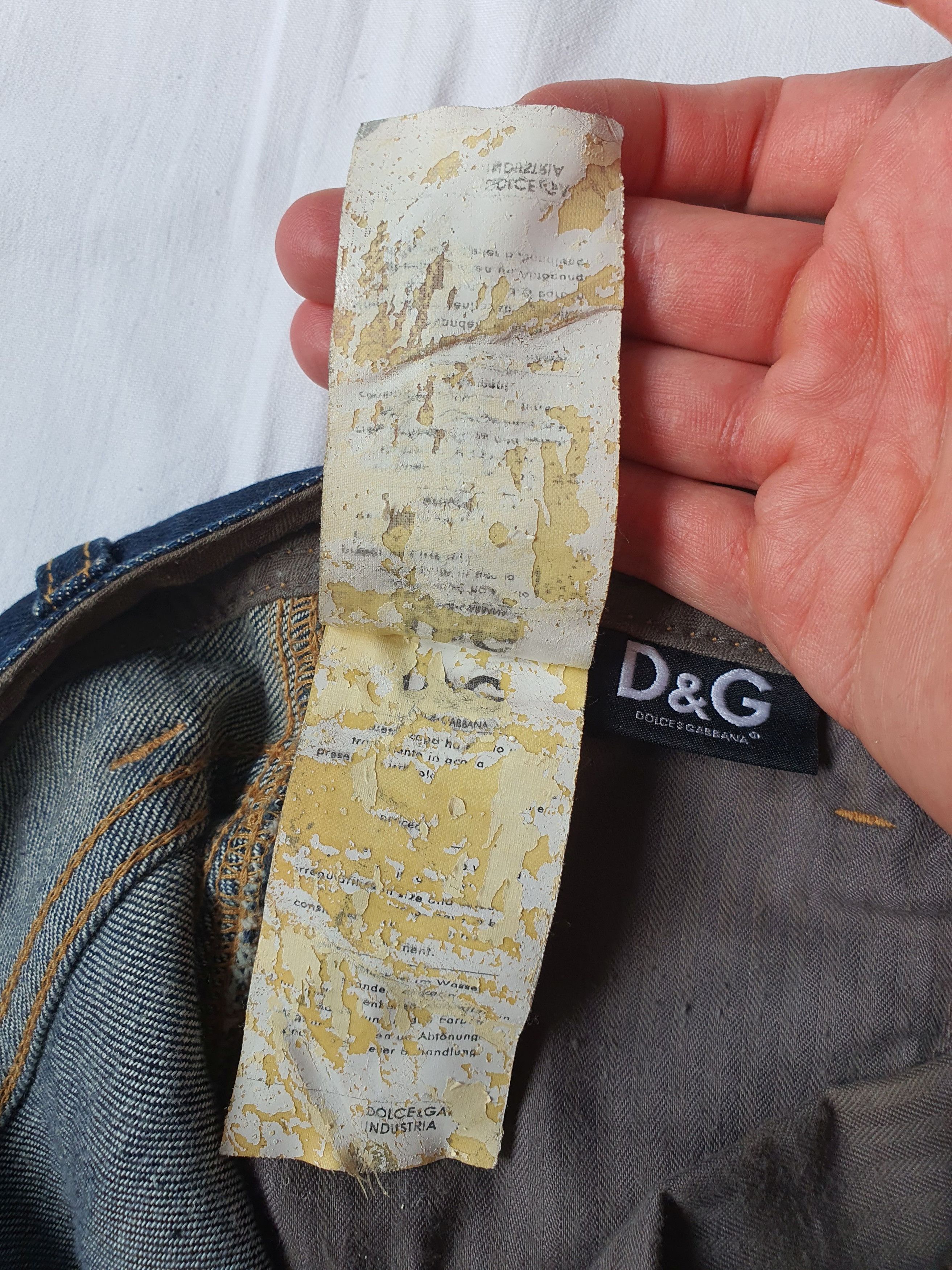 Dolce & Gabbana Vintage Jeans - AUDACIOUS (Y2K, 00s) - Low rise, Slim Fit Size US 30 / EU 46 - 8 Thumbnail