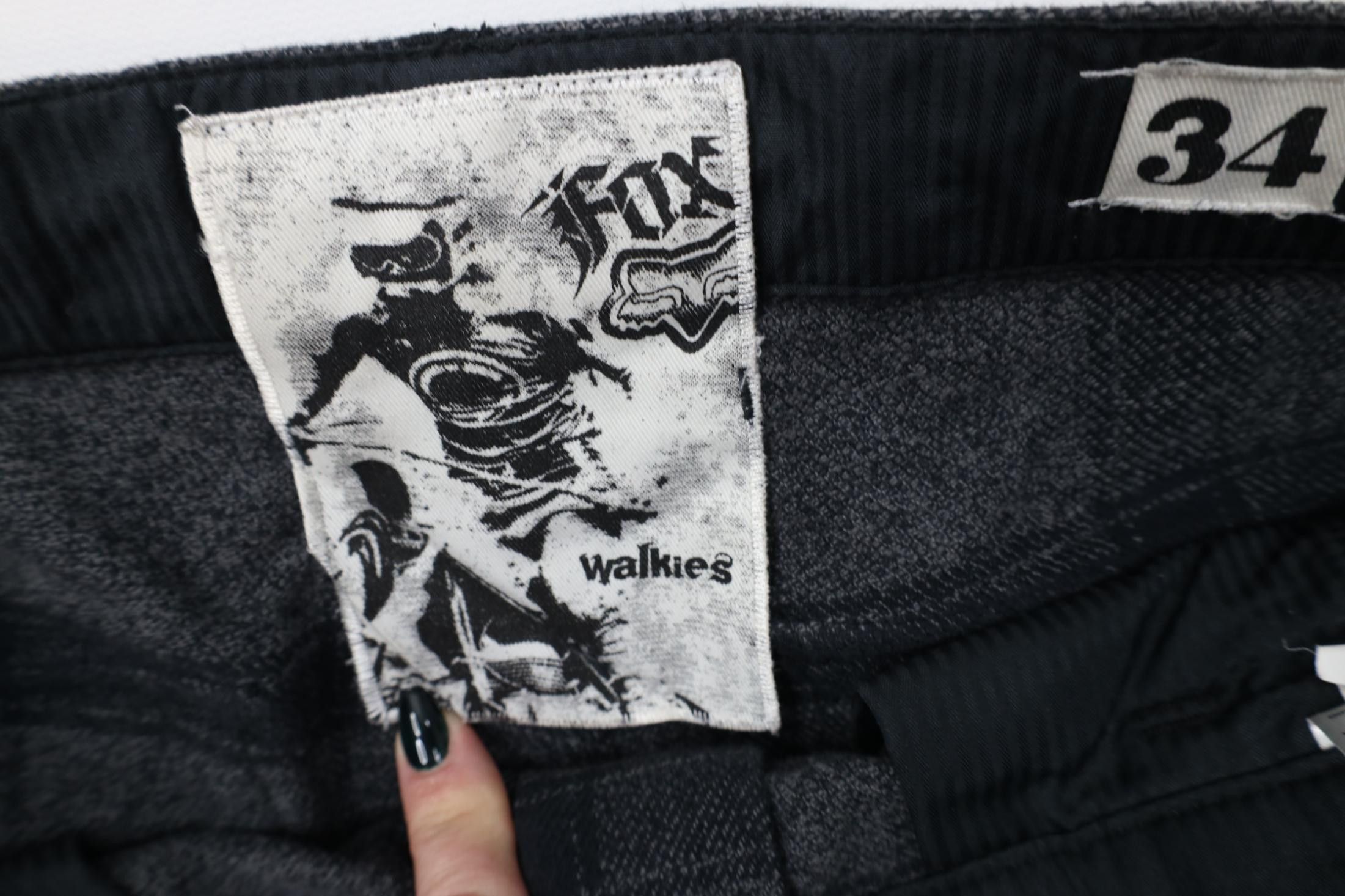 Fox Racing Vintage Fox Racing Flannel Skull Shorts Gray Plaid Size US 34 / EU 50 - 8 Thumbnail