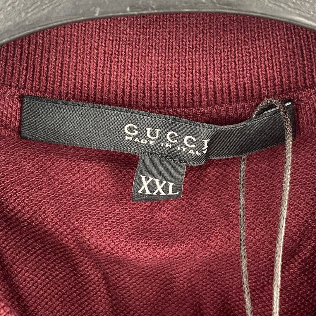 Gucci Gucci shoulder line vertical stripe short sleeve POLO Nexta Size US XXL / EU 58 / 5 - 4 Thumbnail