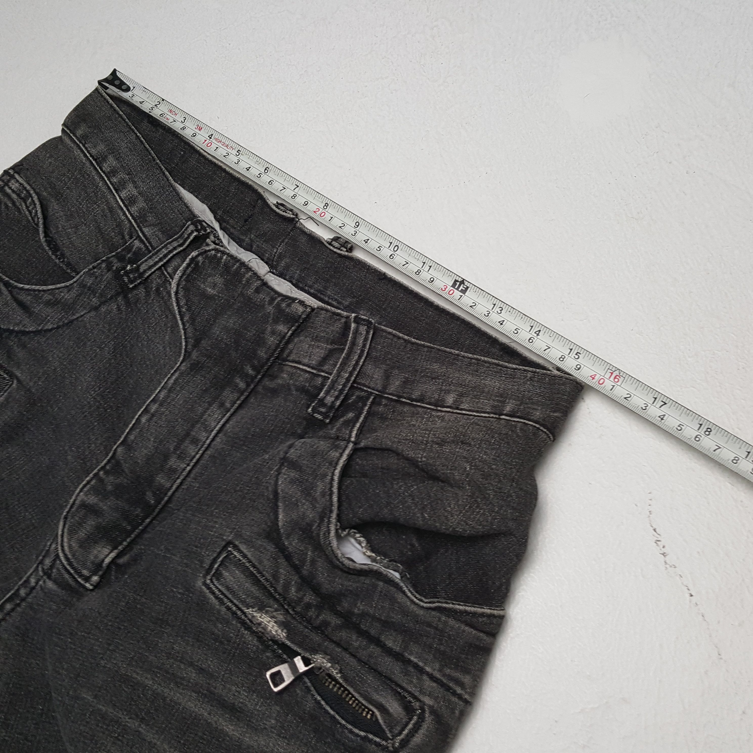 Vintage BALMAIN Paris Fashion Brand Distressed Jeans Size US 31 - 7 Thumbnail
