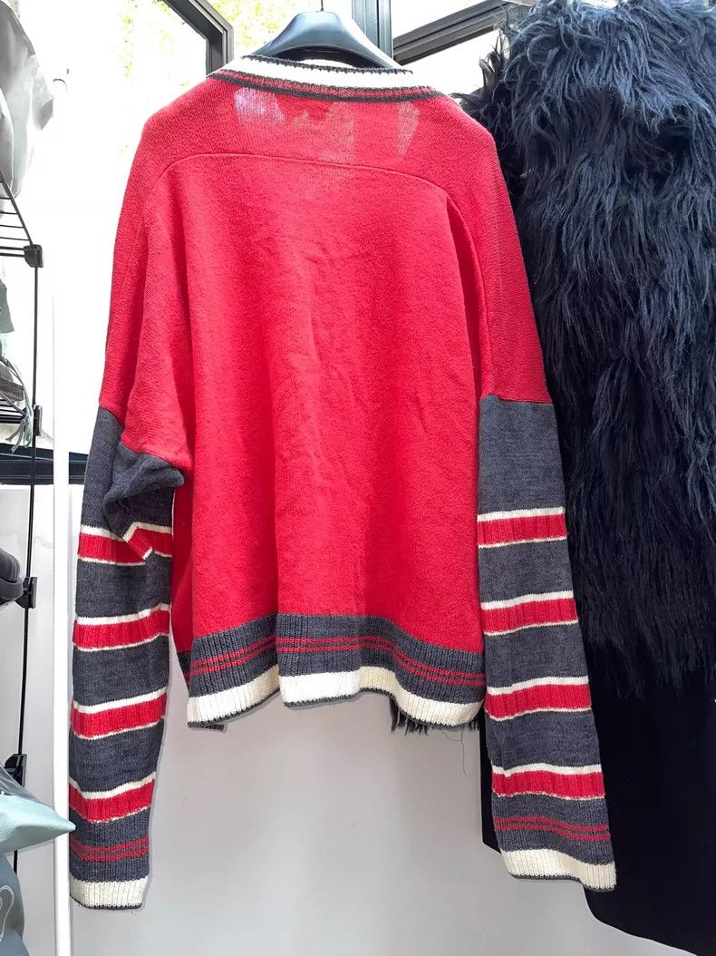 Vivienne Westwood Vivienne Westwood Loose knit top with pile sleeves and thi Size XS / US 0-2 / IT 36-38 - 2 Thumbnail