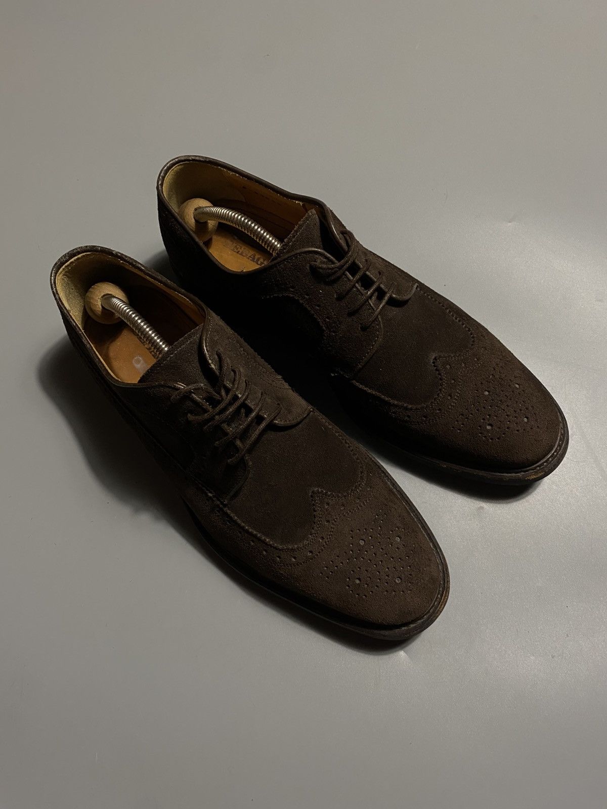 Sebago Sebago dark brown suede brogues shoes Size US 9 / EU 42 - 5 Thumbnail