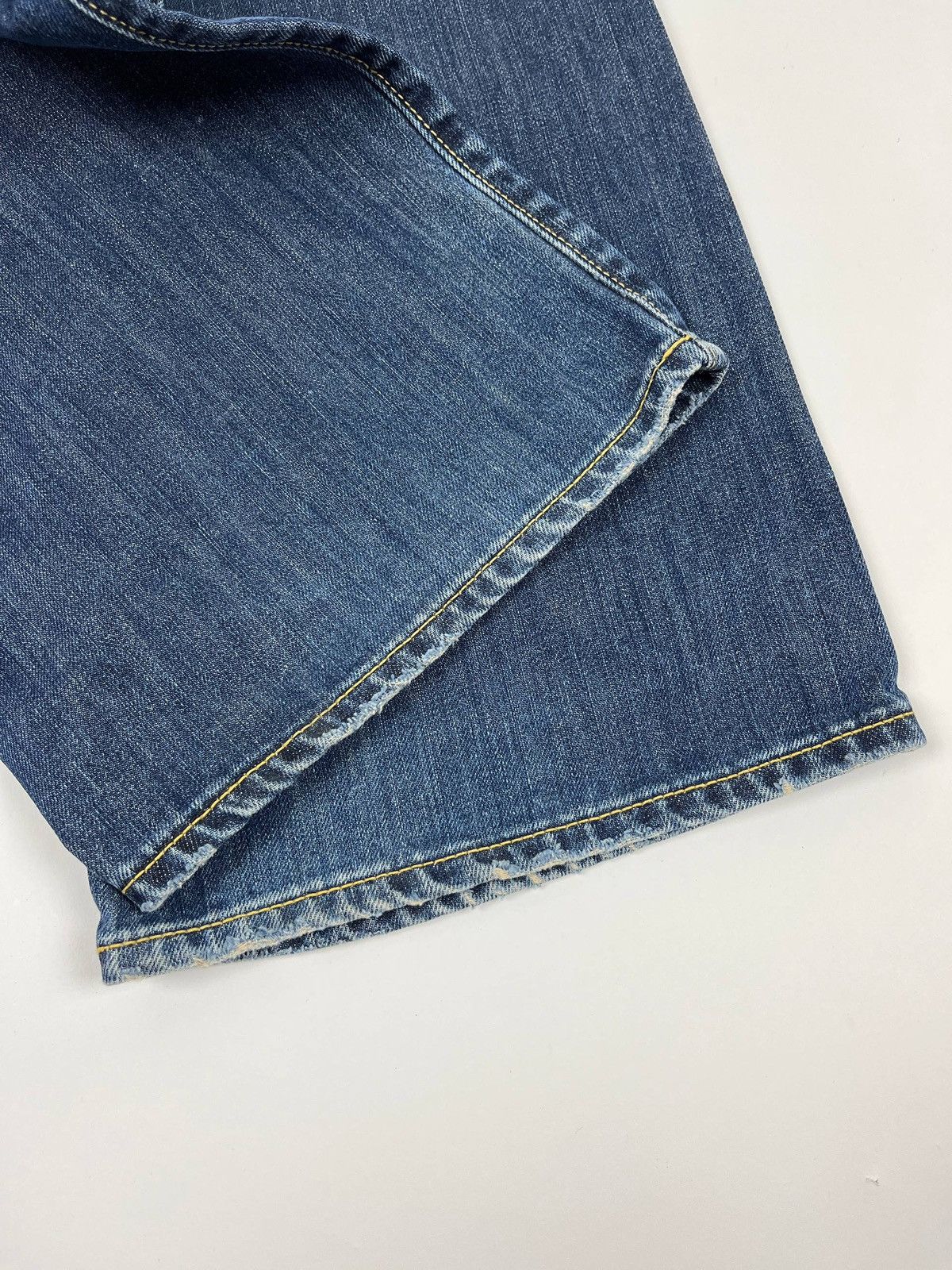 Ed Hardy Ed Hardy Distressed Embroidered Pocket Y2K Denim Size US 36 / EU 52 - 9 Thumbnail