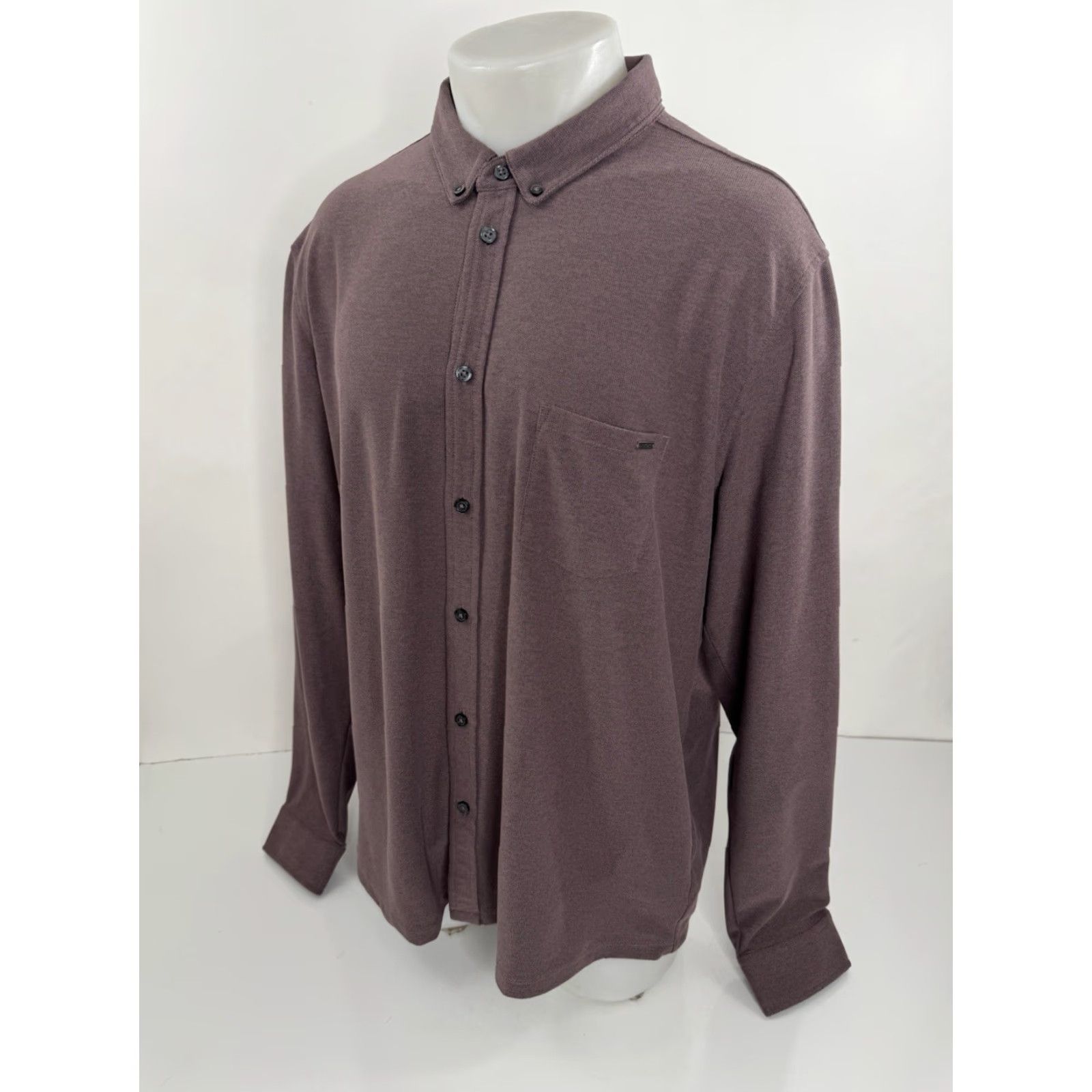 Vuori VUORI Mens XL Shirt - Button-Up Long Sleeve Purple Size US XL / EU 56 / 4 - 2 Thumbnail