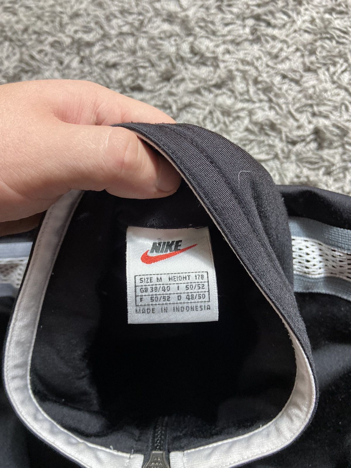Nike × Vintage NIKE VINTAGE 00s TRACKSUIT JACKET DOUBLE SIDES SWOOSH Y2K Size US M / EU 48-50 / 2 - 4 Thumbnail