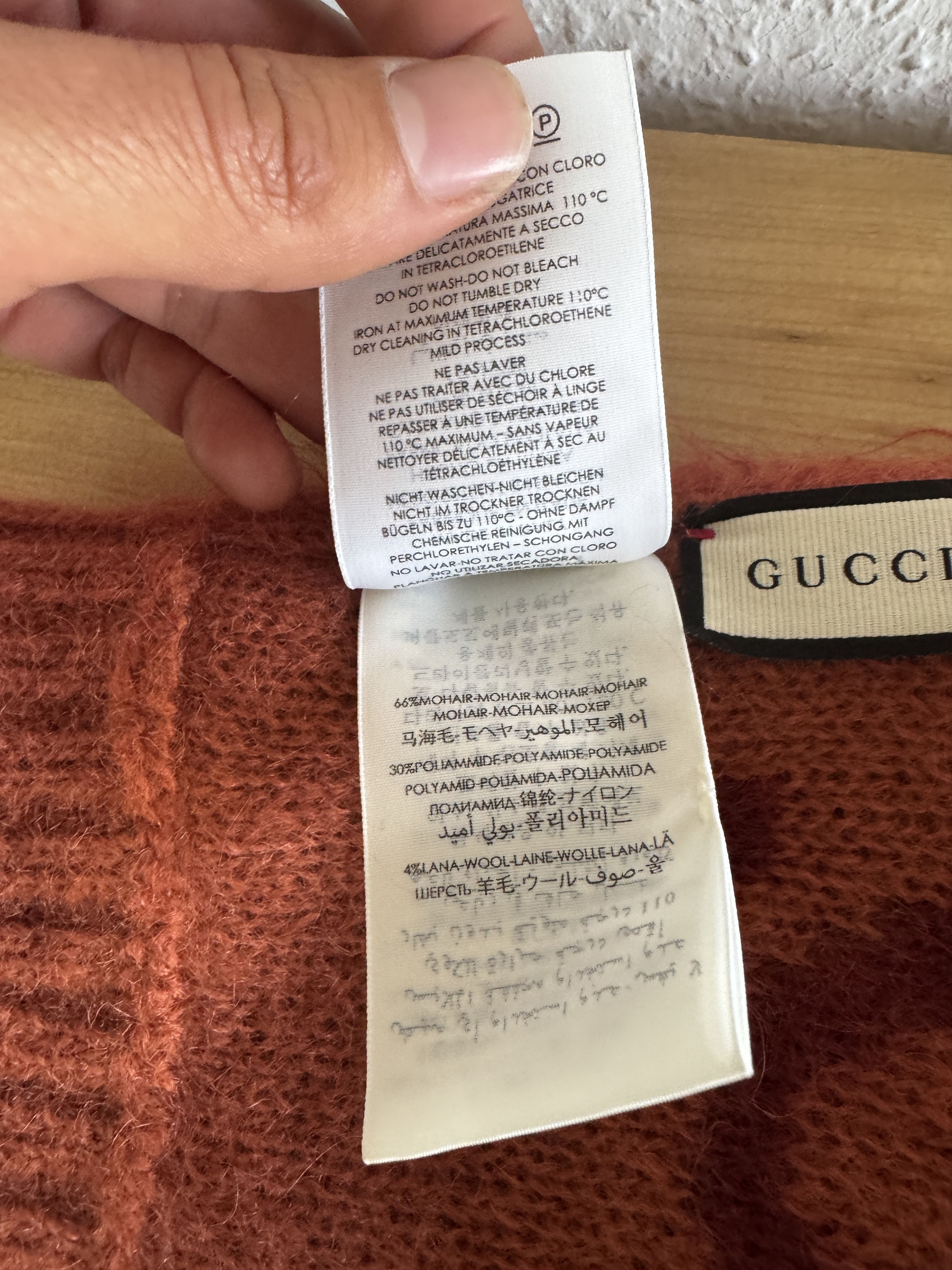 Gucci Red Mohair Beanie Size ONE SIZE - 6 Thumbnail