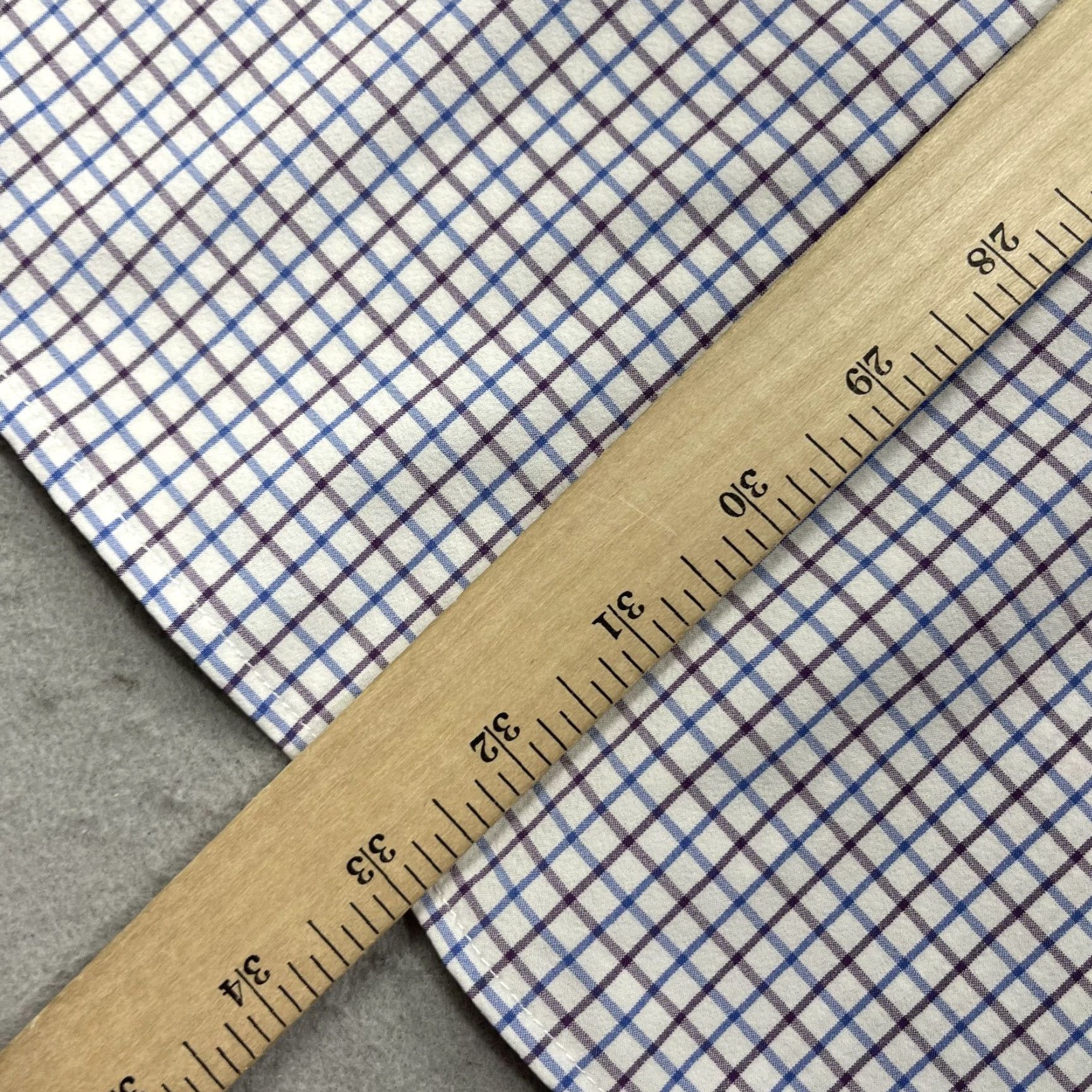 Mizzen+Main Mizzen+Main Shirt Mens 2XL Trim Fit White Blue Check Performance Stretch Shirt Mens 2XL White Blue Check Mizzen+Main Button-Up Casual Preppy 90s? Size US XXL / EU 58 / 5 - 8 Thumbnail