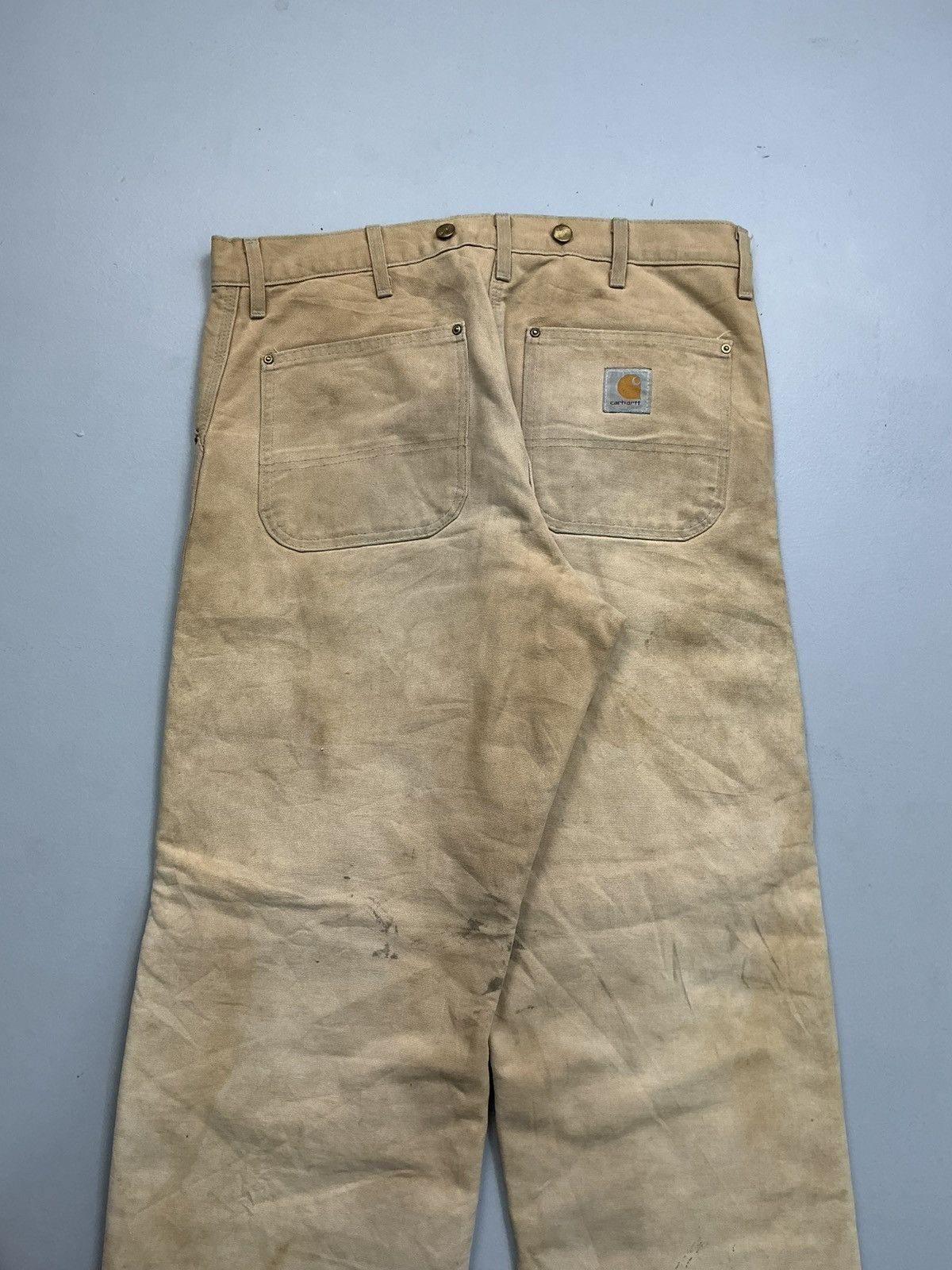 Carhartt 90s Vintage Carhartt WQ106 quinted line carpenter denim Size US 36 / EU 52 - 12 Thumbnail