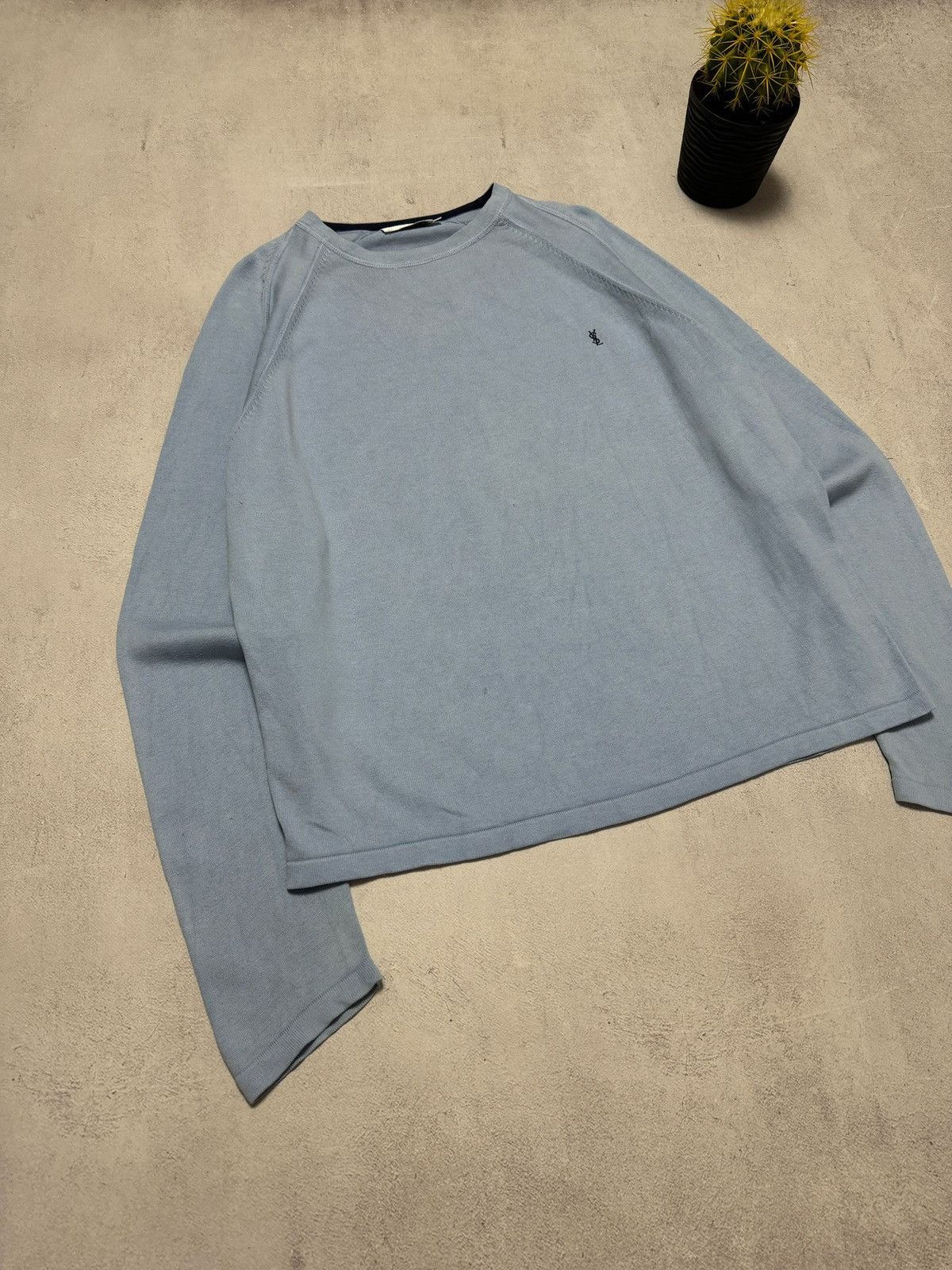 Vintage × Yves Saint Laurent Vintage Yves Saint Laurent Sweater Knit Sweatshirt Baggy 90s Size US XXL / EU 58 / 5 - 2 Thumbnail