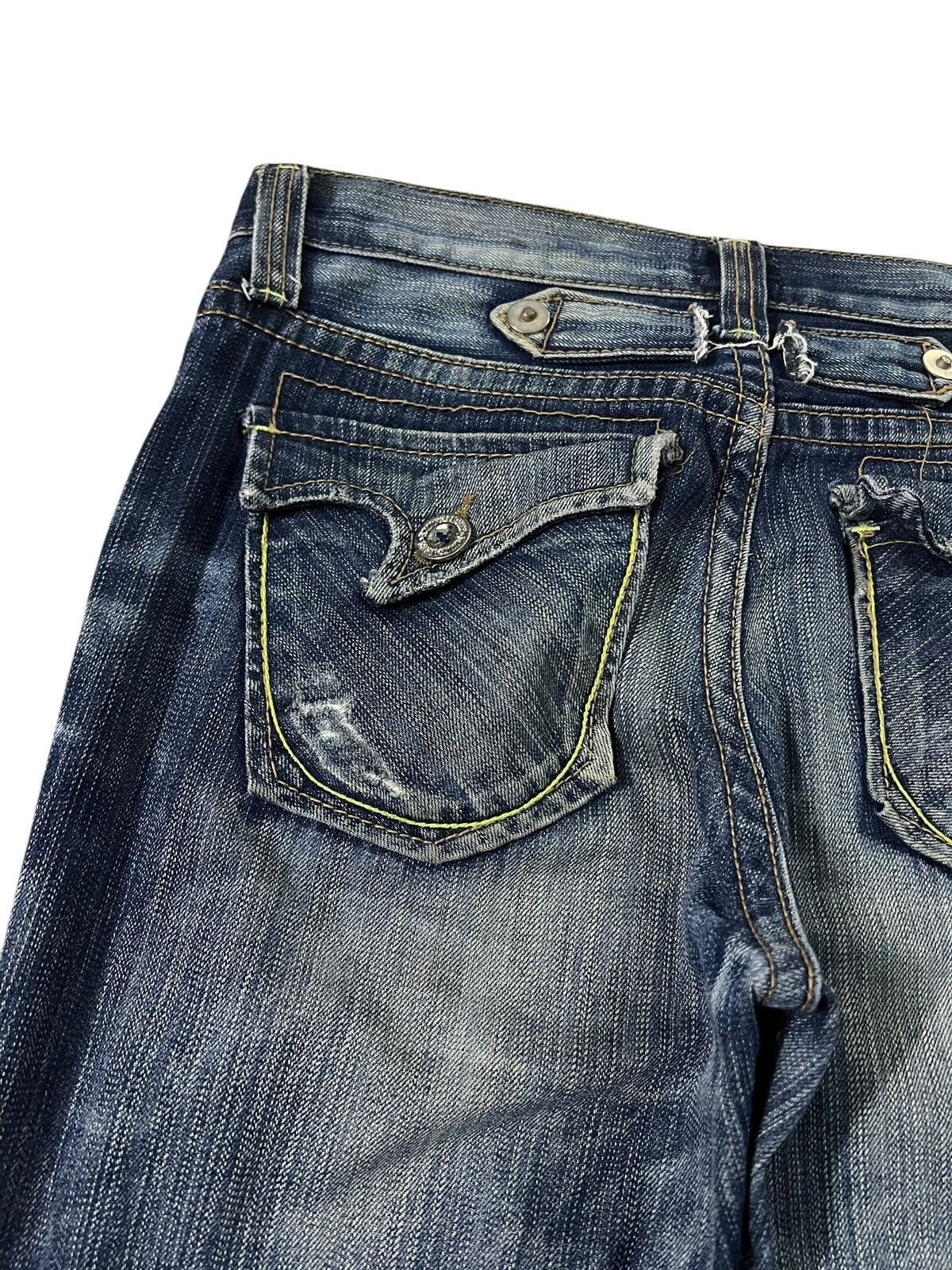 If Six Was Nine Vintage Flare Zz-First O Pinball Active Market Claw Jean Size US 30 / EU 46 - 11 Thumbnail