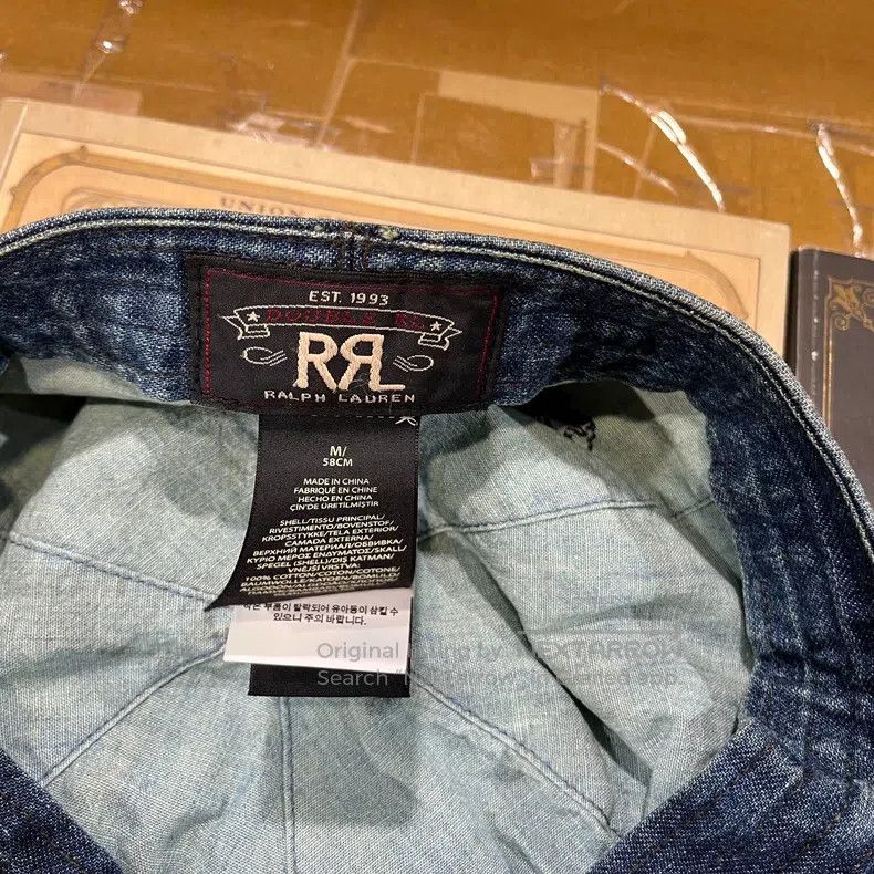 RRL Ralph Lauren RRL Ralph Lauren Denim Newsboy Cap Size ONE SIZE - 7 Thumbnail