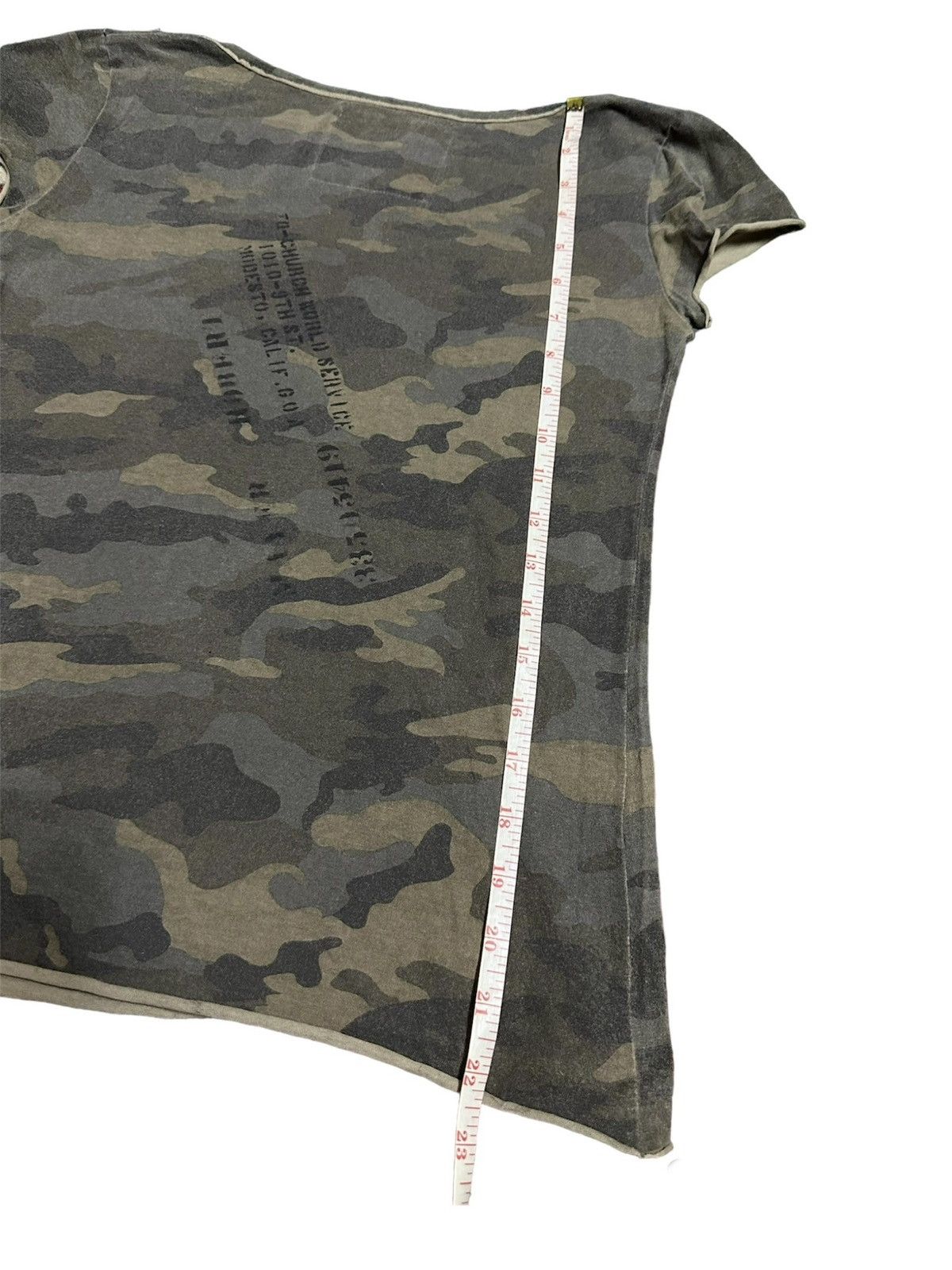 If Six Was Nine 2000s - G.O.A Camo Poem Shirt Size US S / EU 44-46 / 1 - 11 Thumbnail