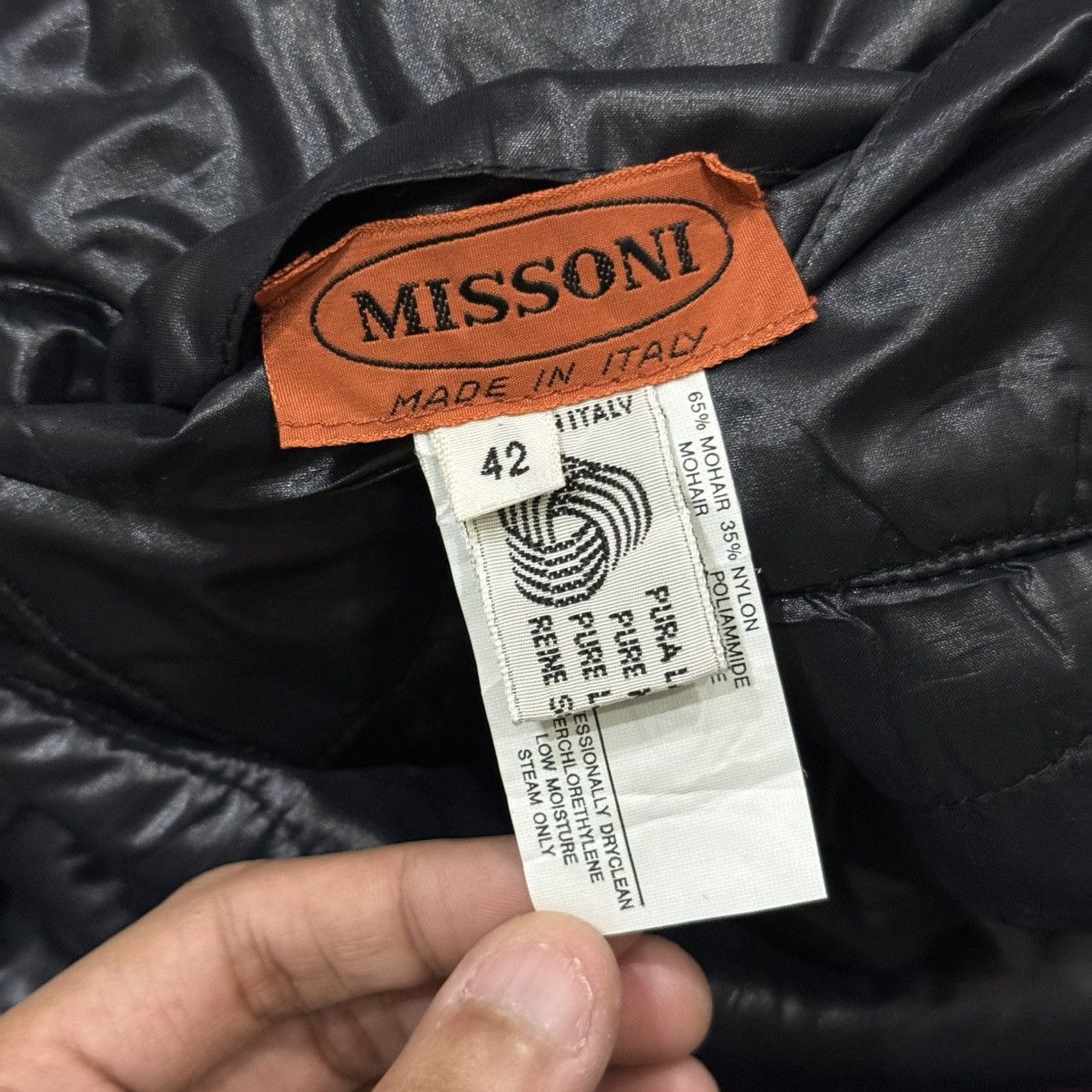 Missoni Vintage Missoni Reversible Wool Mohair Puffer Light Jacket Size L / US 10 / IT 46 - 22 Thumbnail