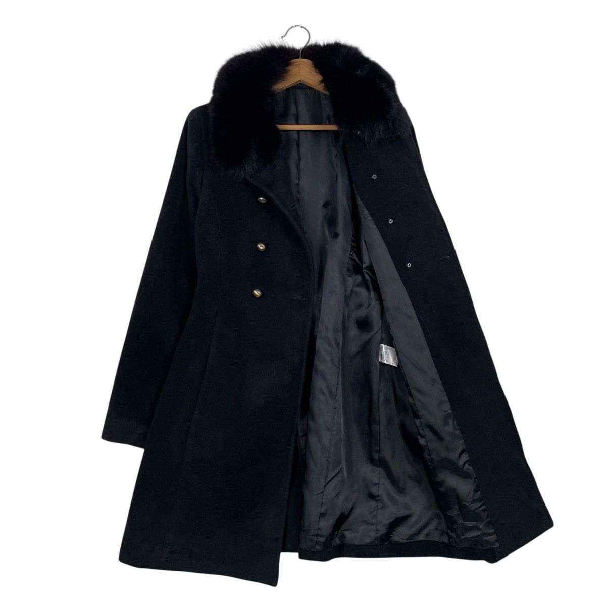 Comme Ca Ism Comme Ca Ism Black Double Breasted Women Coat Size S / US 4 / IT 40 - 10 Thumbnail