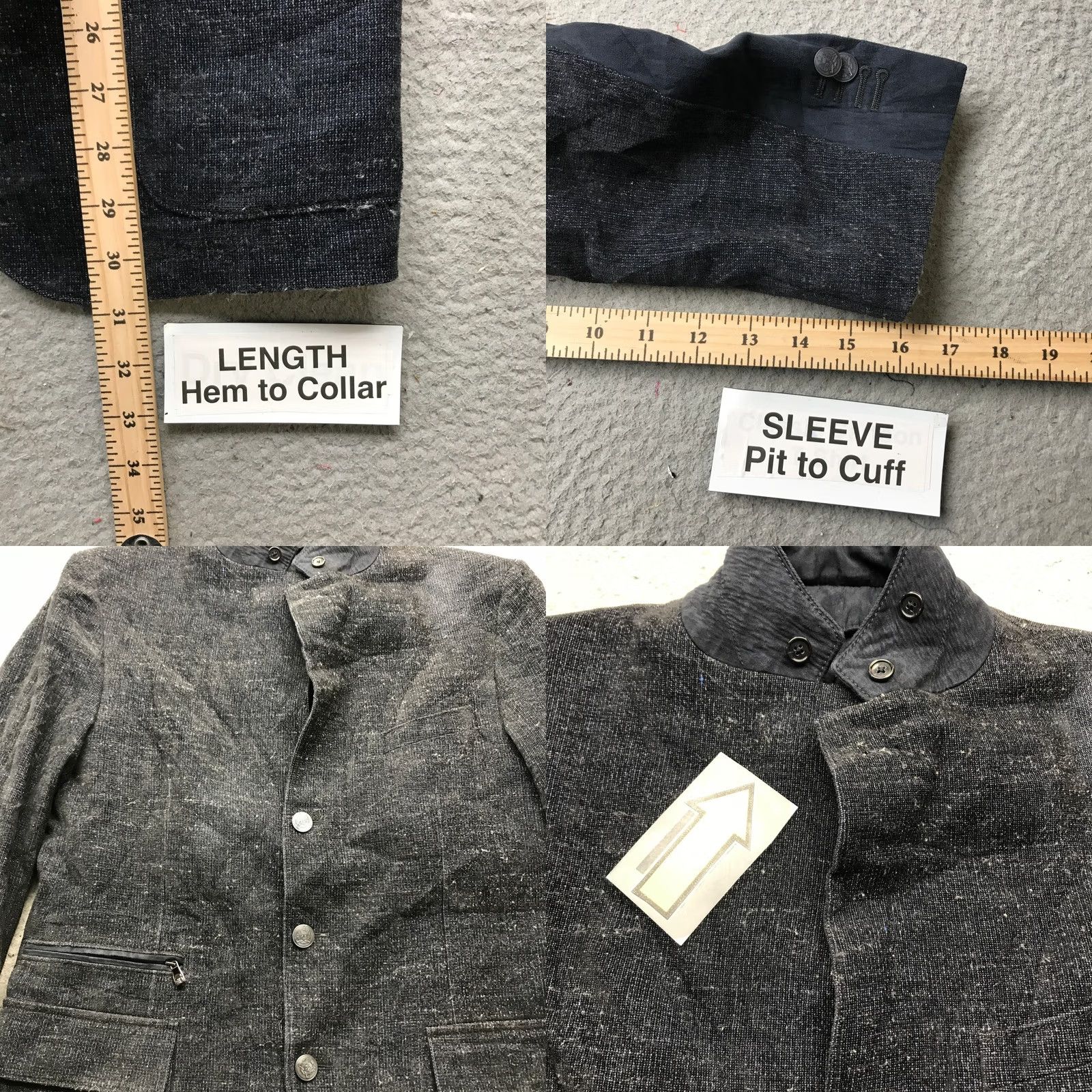 Corneliani Corneliani Blazer Coat Jacket Lined Wool Navy XL Long Sleeve Button Pockets Men Blazer Coat 52 Size US XL / EU 56 / 4 - 8 Thumbnail