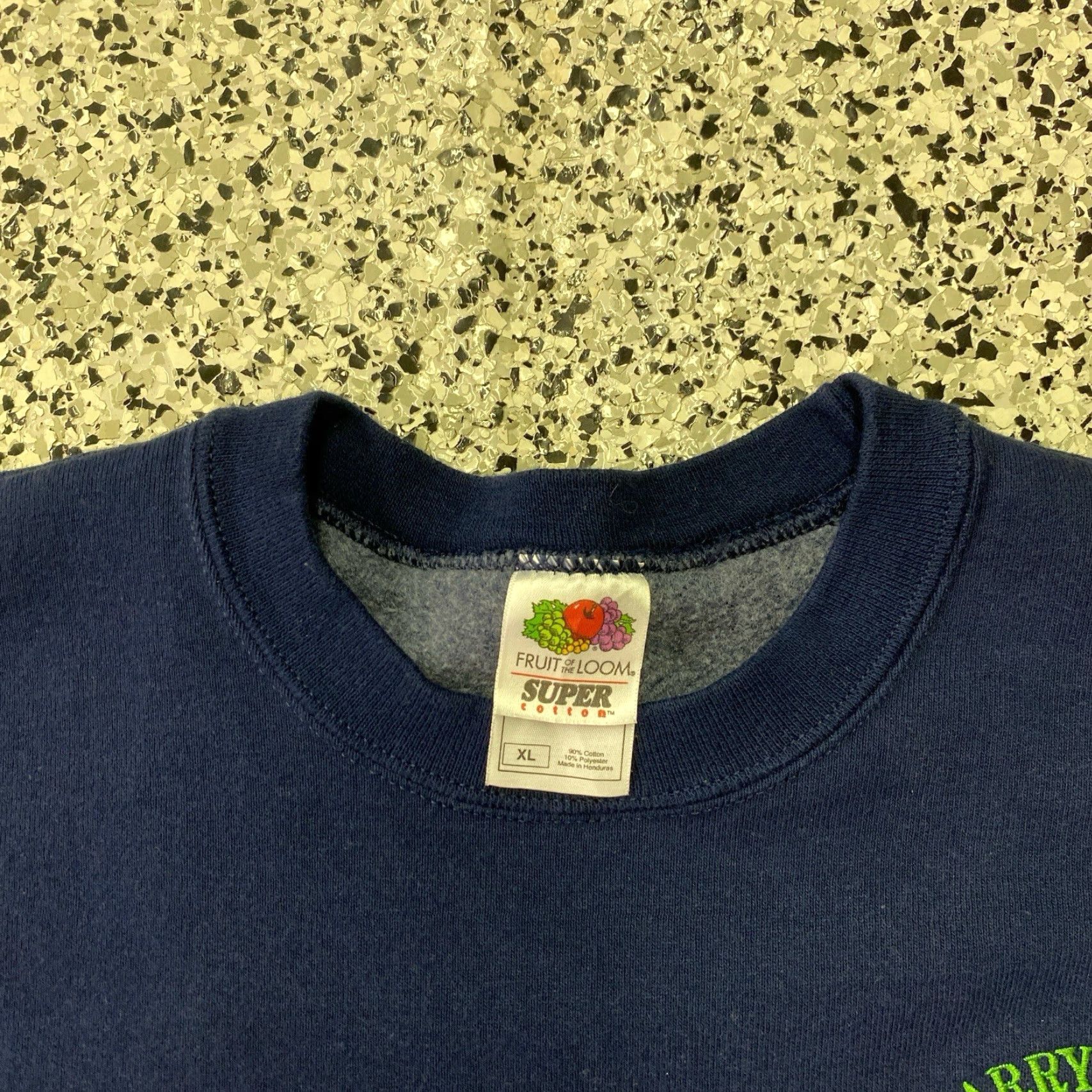 Fruit Of The Loom VINTAGE 90s Bar Restraunt Bar Crewneck Sweatshirt Fruit of the Loom XL Greenish Mens Size US XL / EU 56 / 4 - 2 Thumbnail