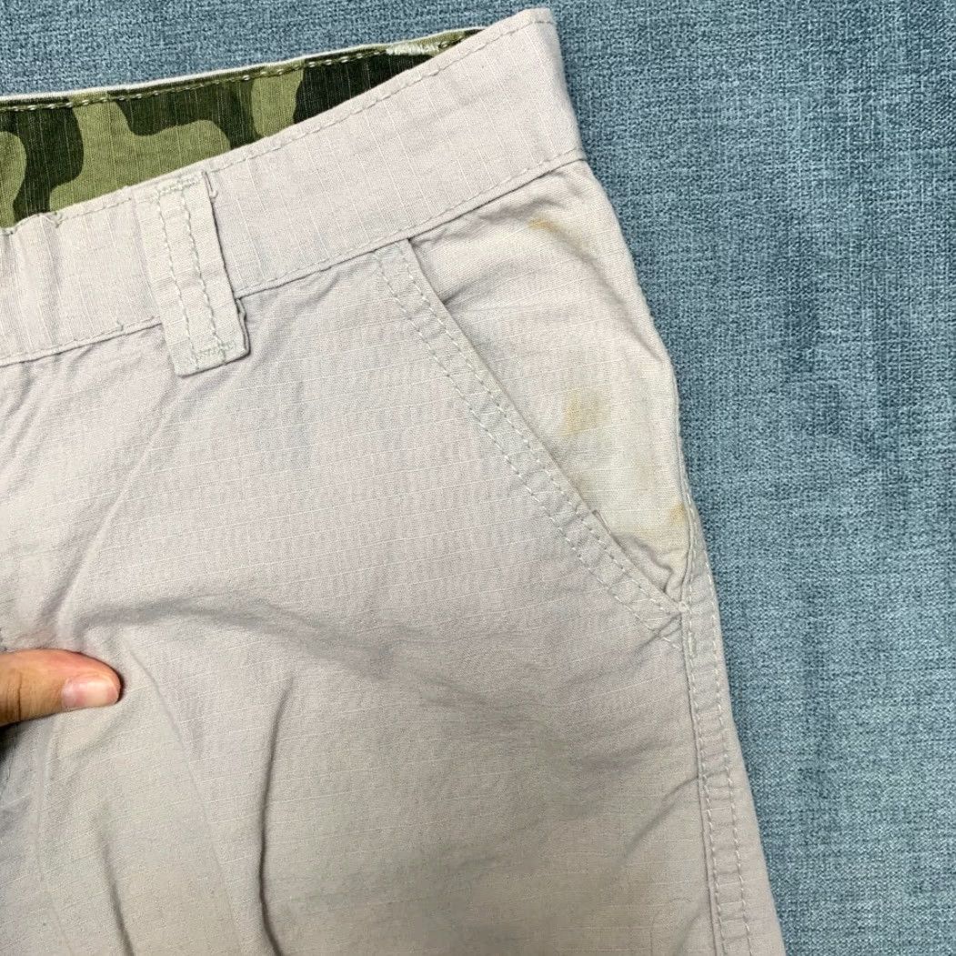 Beverly Hills Polo Club Beverly Hills Polo Club Cargo Shorts Womens 18 31x12 Beige Cotton Mid Rise Logo Shorts Size 40" / US 18 - 7 Thumbnail