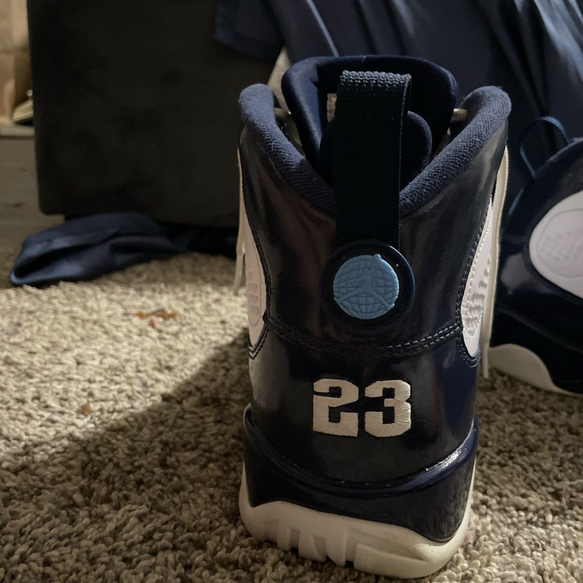 Air jordan 9 retro pearl blue
