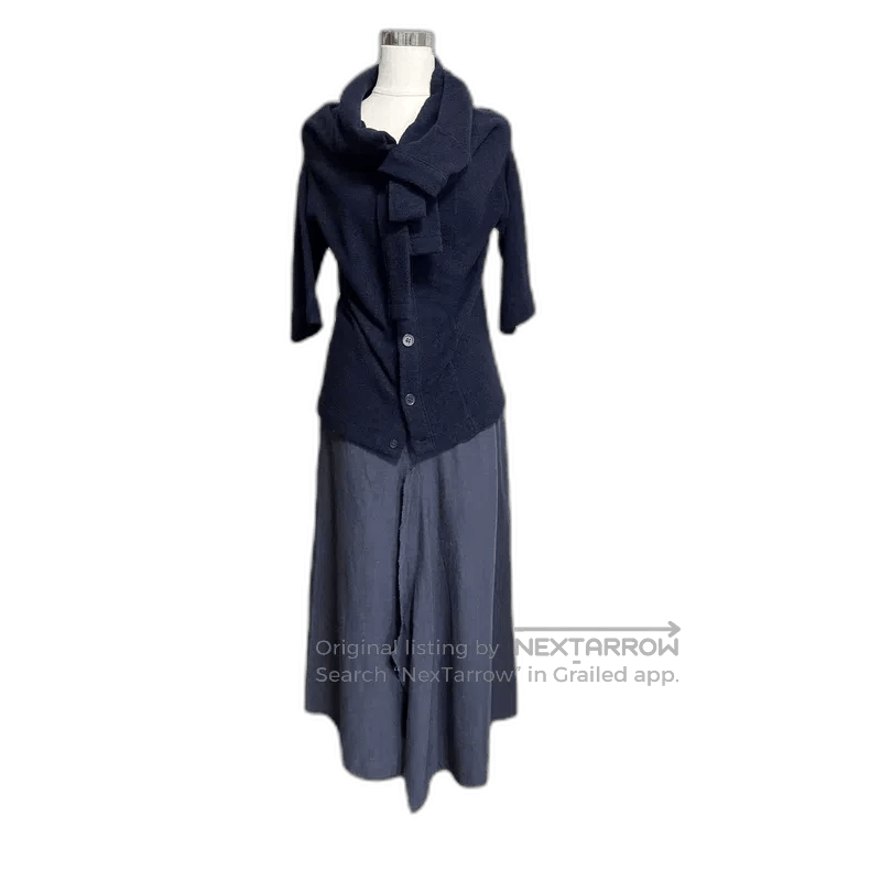 Yohji Yamamoto Yohji Yamamoto Y's Asymmetric Cardigan Size US M / EU 48-50 / 2 - 1 Thumbnail