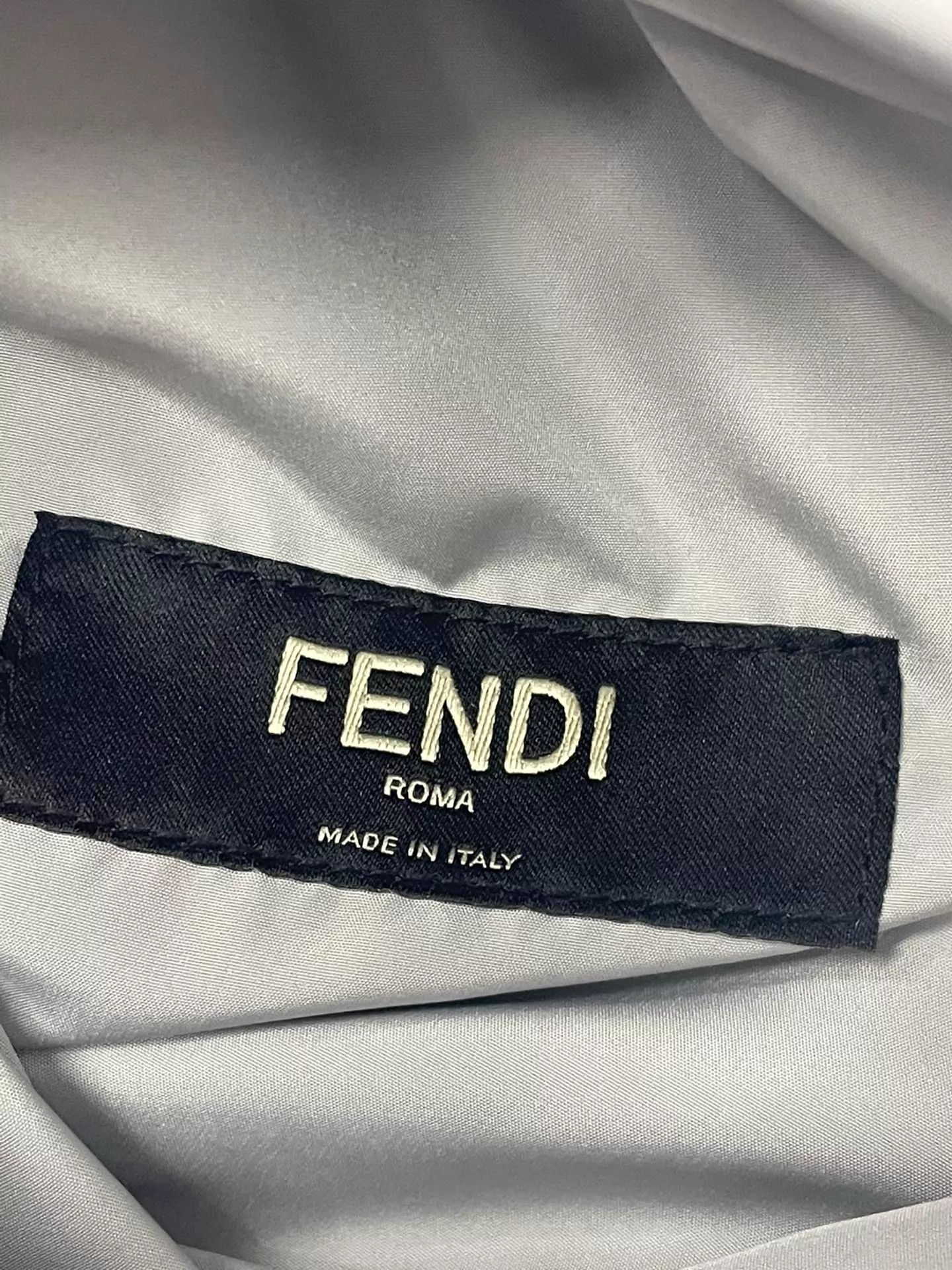 Fendi Fendi gray & white FF logo double-faced jacket Size US L / EU 52-54 / 3 - 4 Thumbnail
