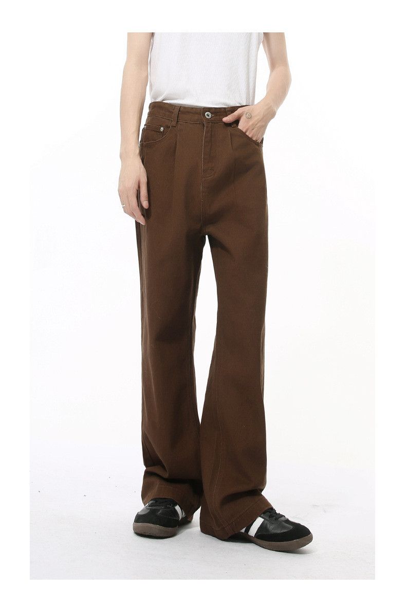 Japanese Brand × Jean Japanese retro straight mid-rise drape jeans Size US 32 / EU 48 - 1 Thumbnail