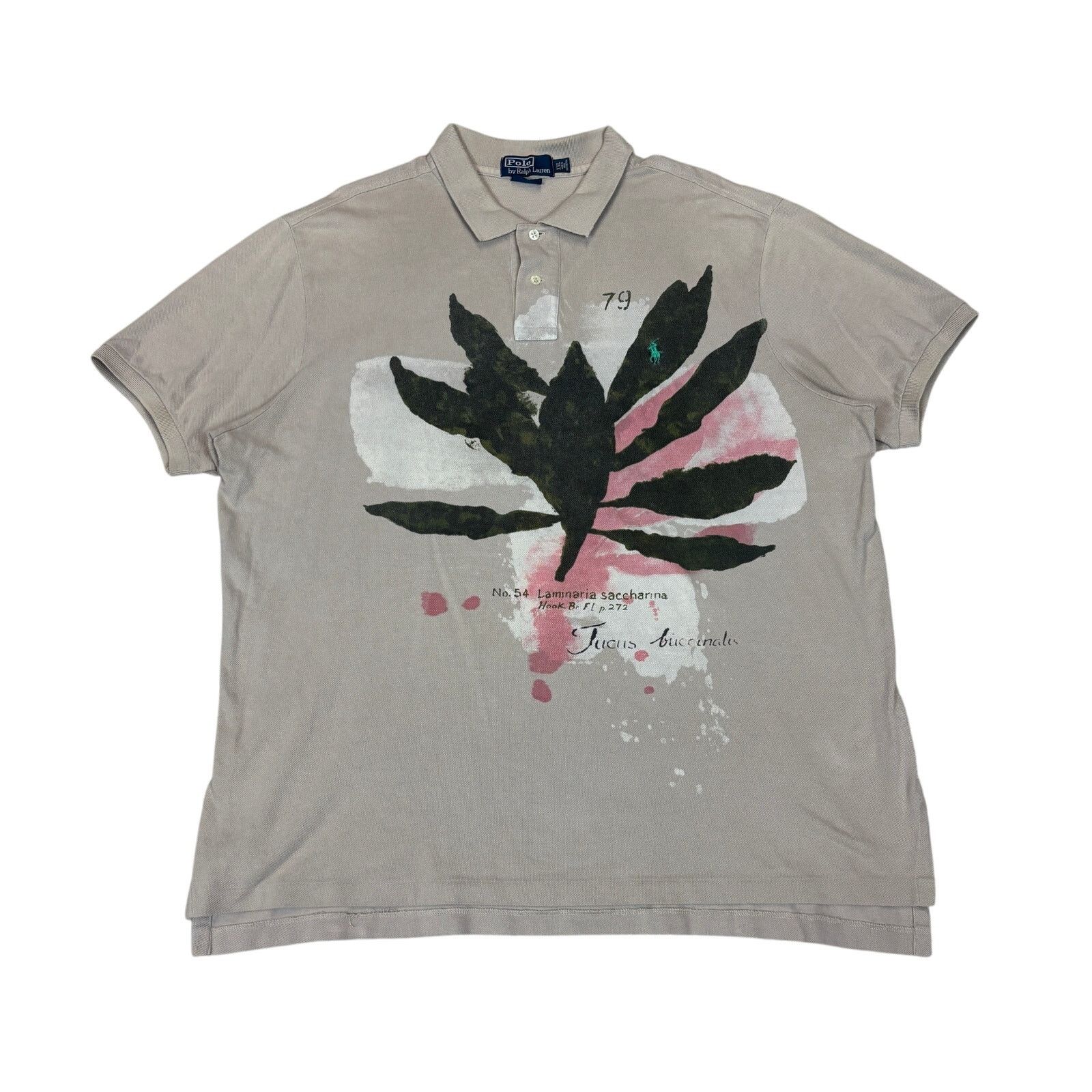 Polo Ralph Lauren × Vintage Rare Vintage Polo Ralph Lauren Artisan Print Polo Shirt 2XL Size US XXL / EU 58 / 5 - 1 Thumbnail