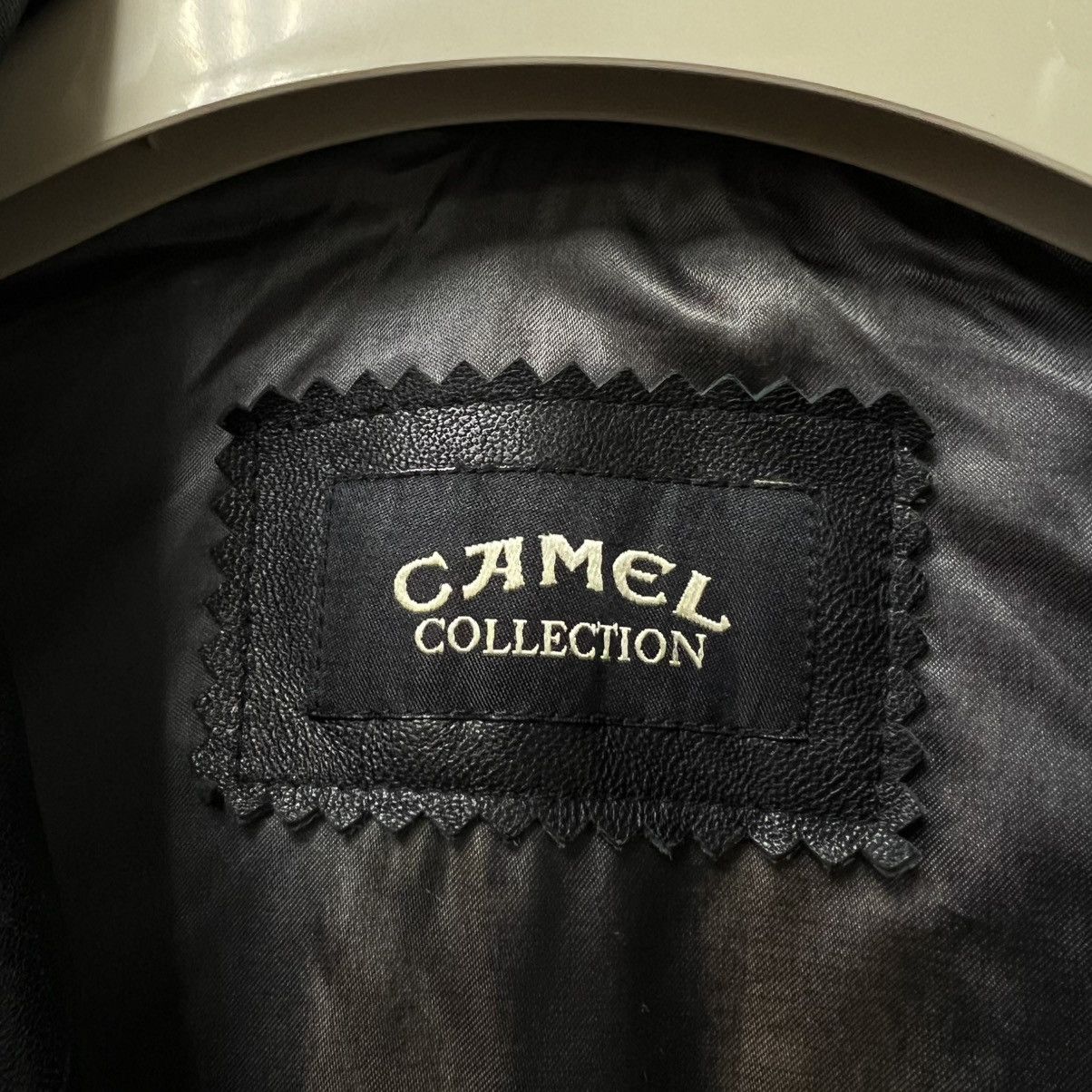 Camel × Vintage Vintage Camel Leather Jacket Coat Size US M / EU 48-50 / 2 - 11 Thumbnail