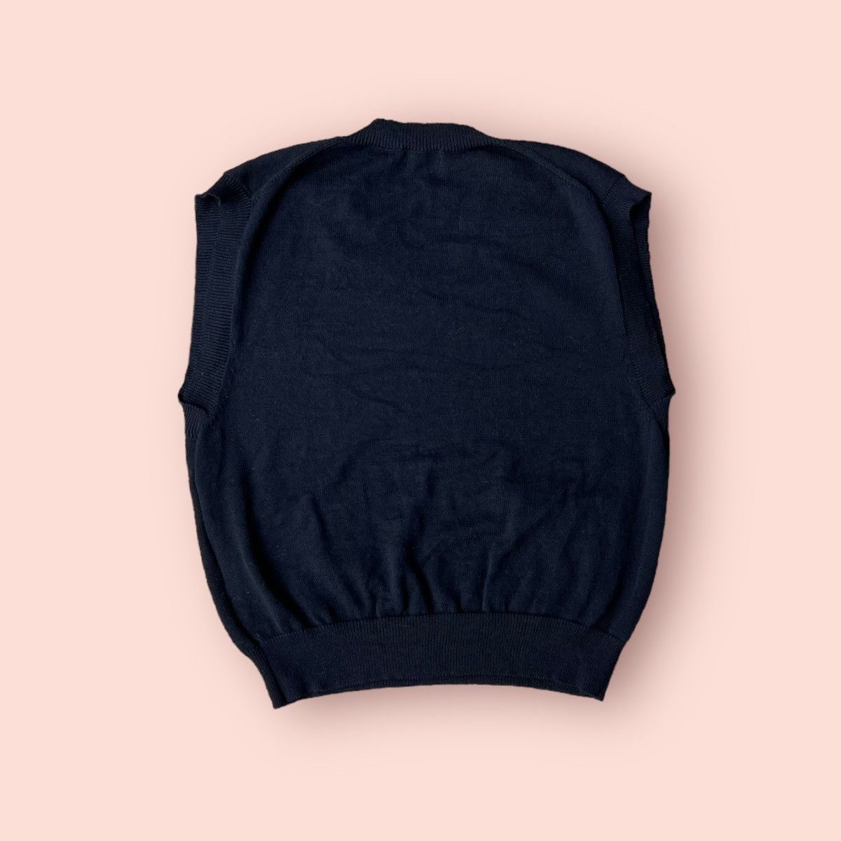 Le Grande Bleu (L.G.B.) × Margaret Howell VINTAGE MARGARET HOWELL MHL JAPAN KNITTED VEST Size US M / EU 48-50 / 2 - 2 Thumbnail