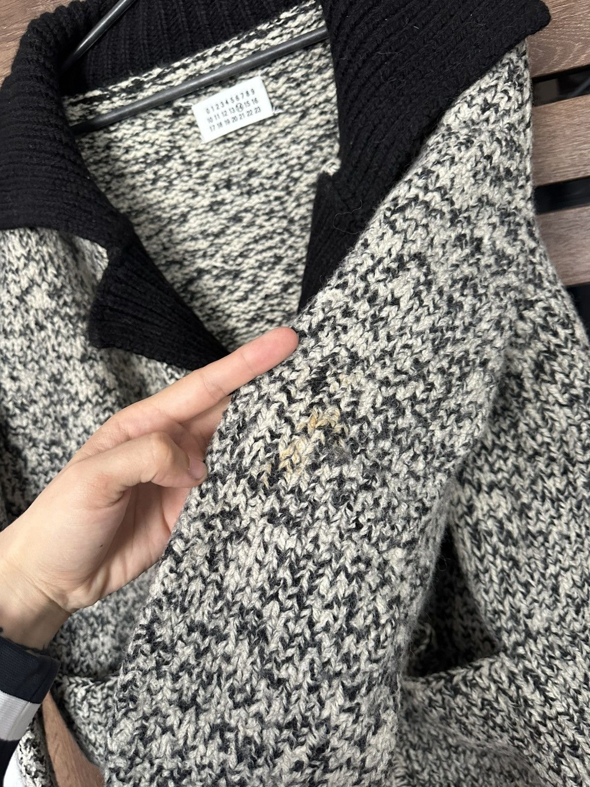 Maison Margiela Maison Martin Margiela Knit Wool Sweater Cardigan Size US L / EU 52-54 / 3 - 15 Thumbnail