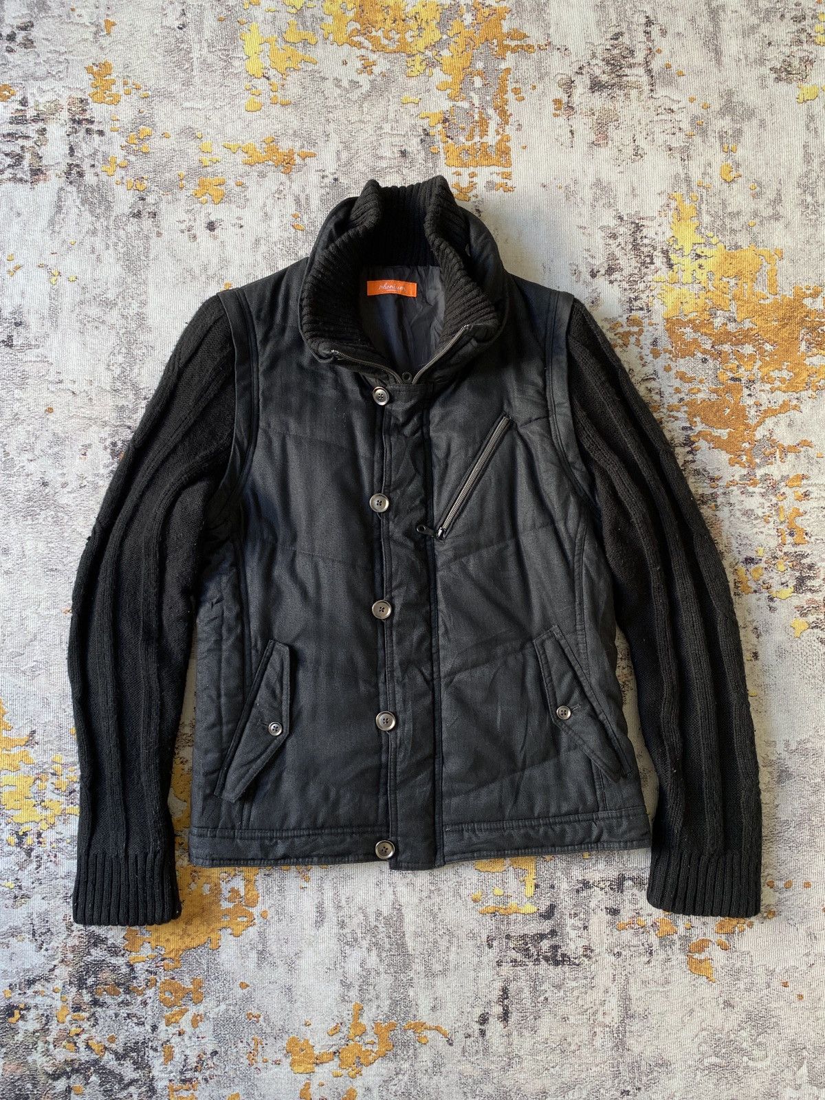 14th Addiction Phenium Hideaways Two Way Jacket Sleeve Knit Design Size US M / EU 48-50 / 2 - 2 Thumbnail