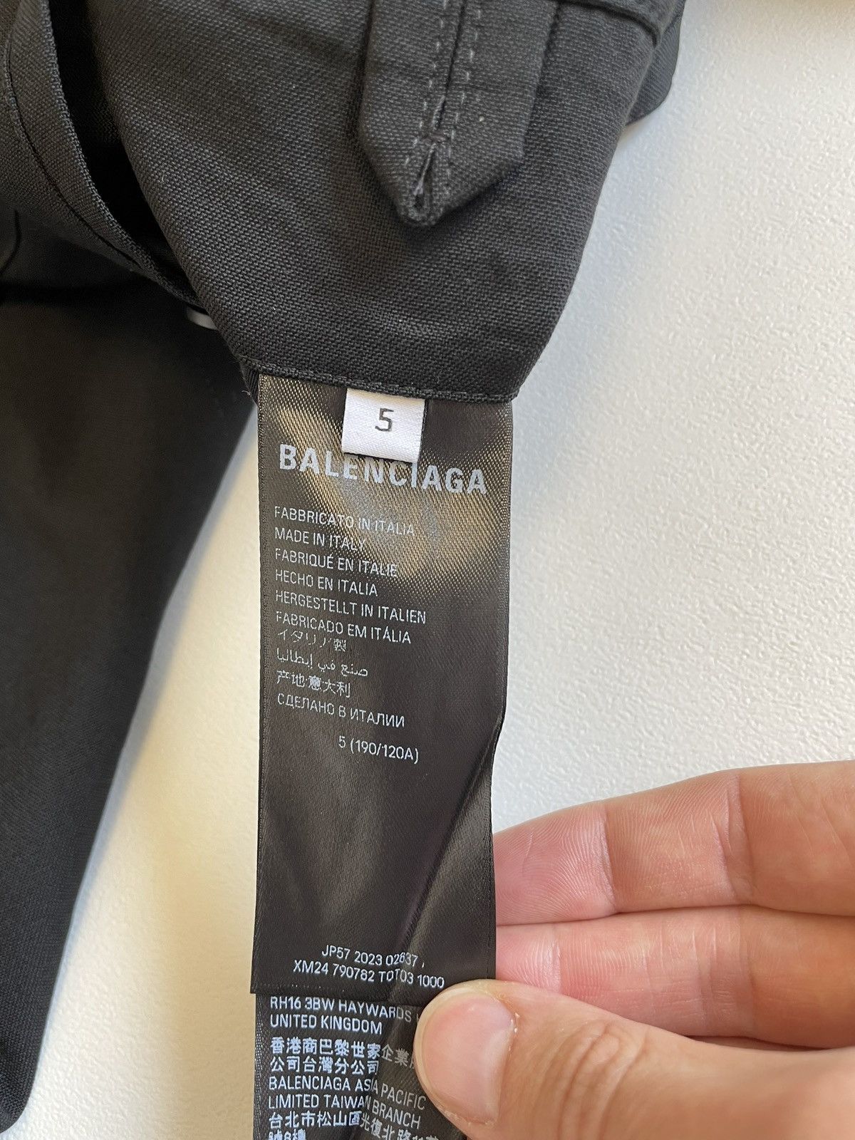 Balenciaga S/S 24 Black Wool Hooded Cloak Jacket Size US XL / EU 56 / 4 - 12 Thumbnail