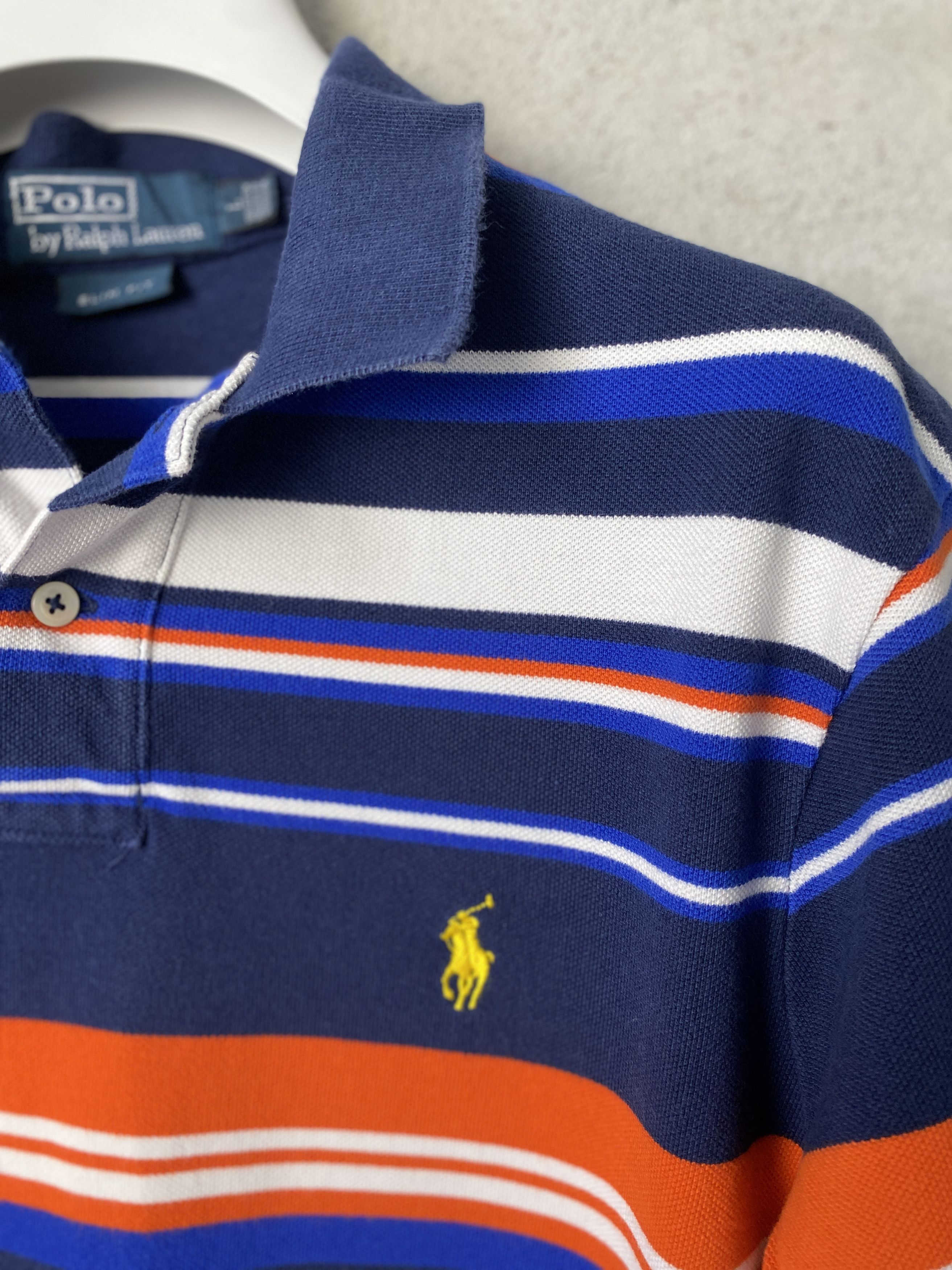 Polo Ralph Lauren Polo Ralph Lauren striped polo t-shirt tee vintage Size US L / EU 52-54 / 3 - 2 Thumbnail