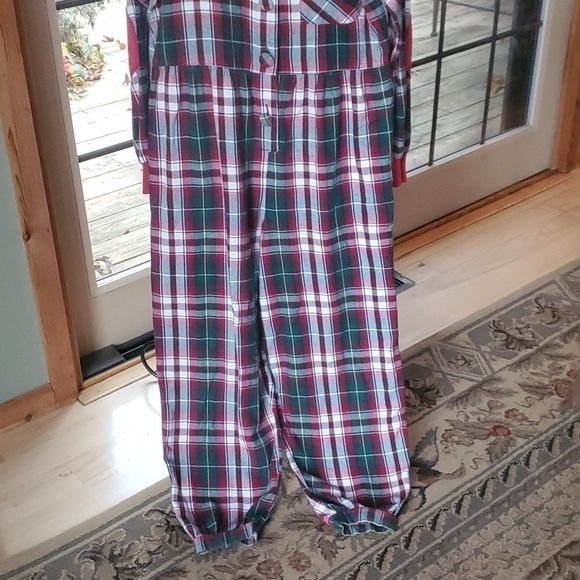 Vintage Ashley Taylor Country Vintage 90's Red Plaid Long Slv Sz. S Size 34" / US 12 / IT 48 - 3 Thumbnail
