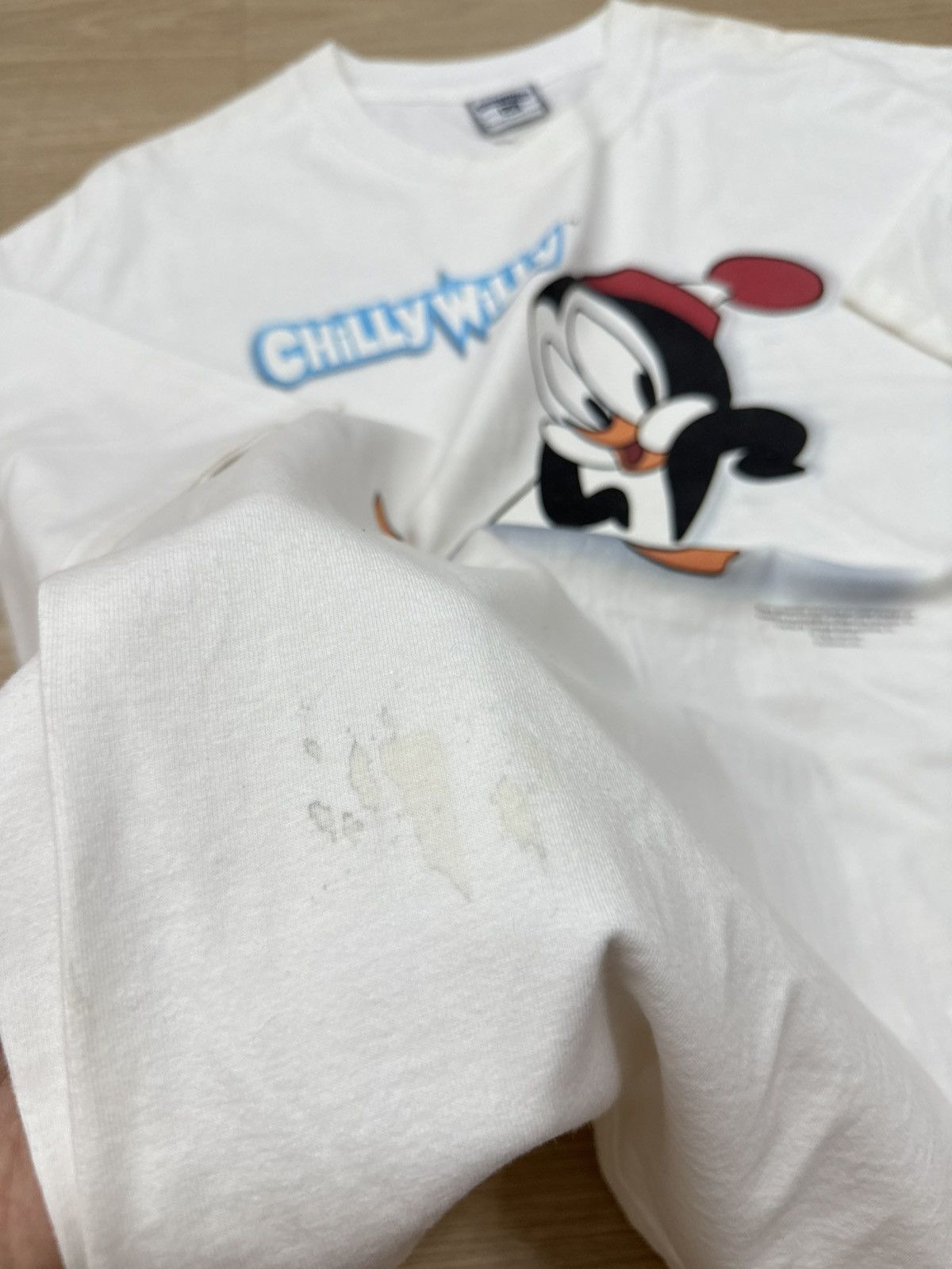 Vintage Vintage CHILLY WILLY t-shirt Size US XL / EU 56 / 4 - 4 Thumbnail