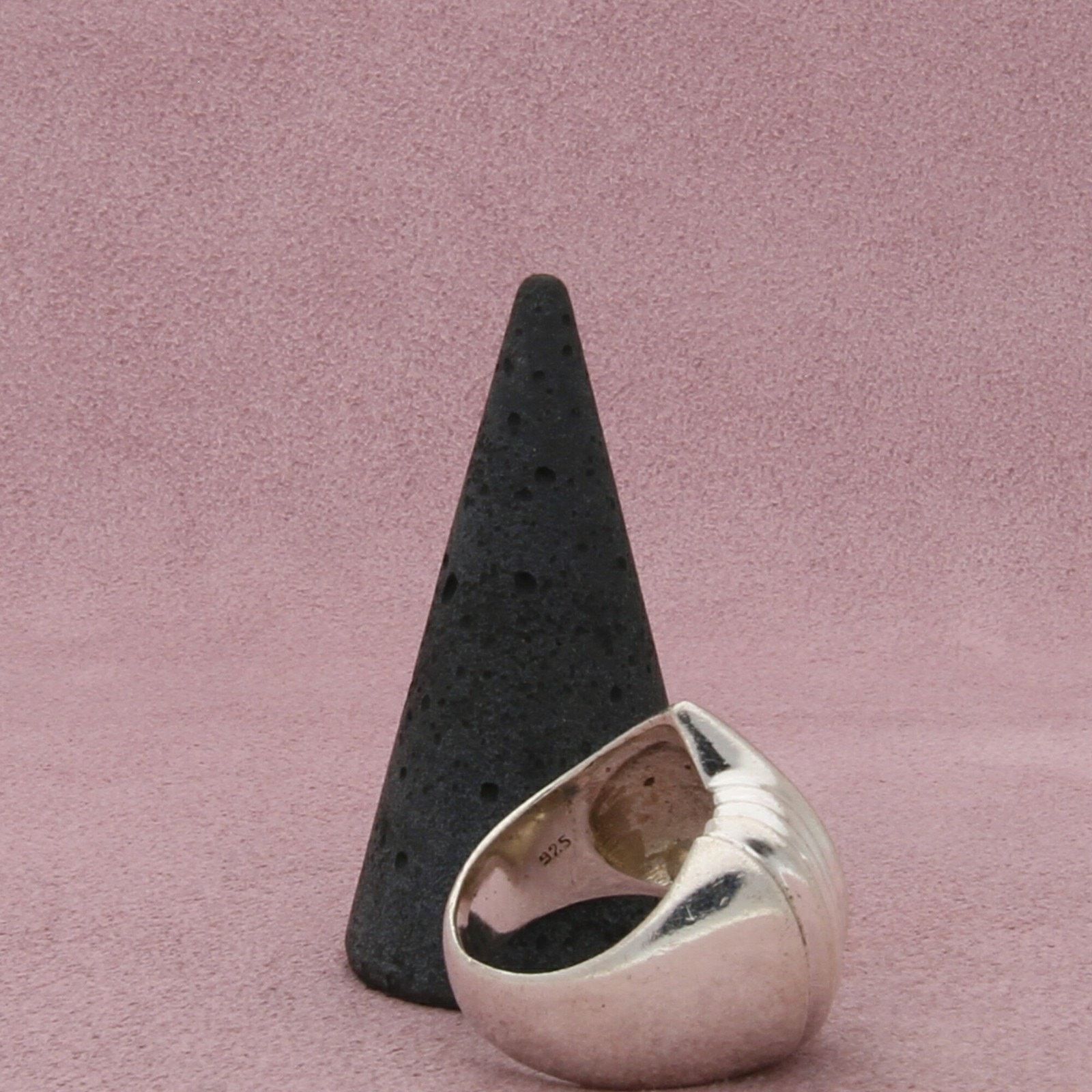Sterling Silver sterling silver vintage chunky scalloped dome ring size 7.5 Size ONE SIZE - 5 Thumbnail