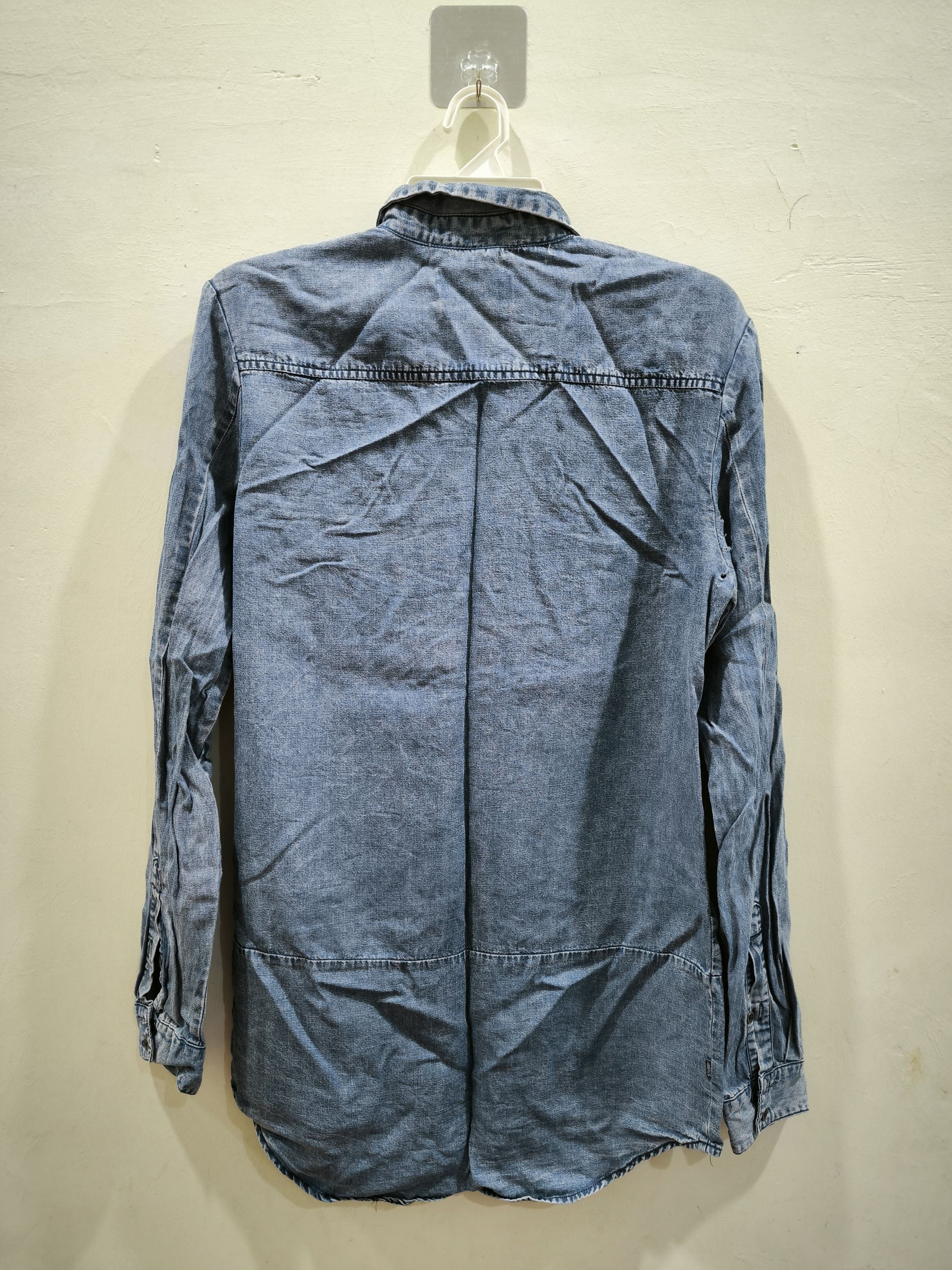 Stussy Distressed Stussy Button Up Jeans Long sleeve Shirt Size S / US 4 / IT 40 - 17 Thumbnail