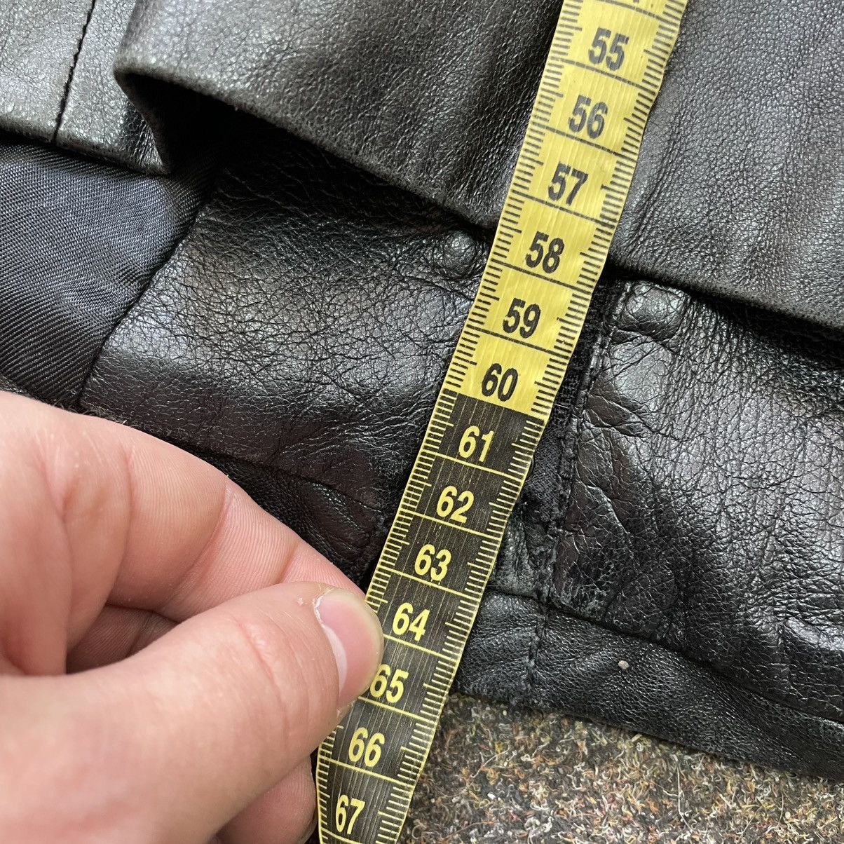 Vintage Vintage Y2K Black Leather Biker Jacket Punk Rock Oversized L Size US L / EU 52-54 / 3 - 8 Thumbnail